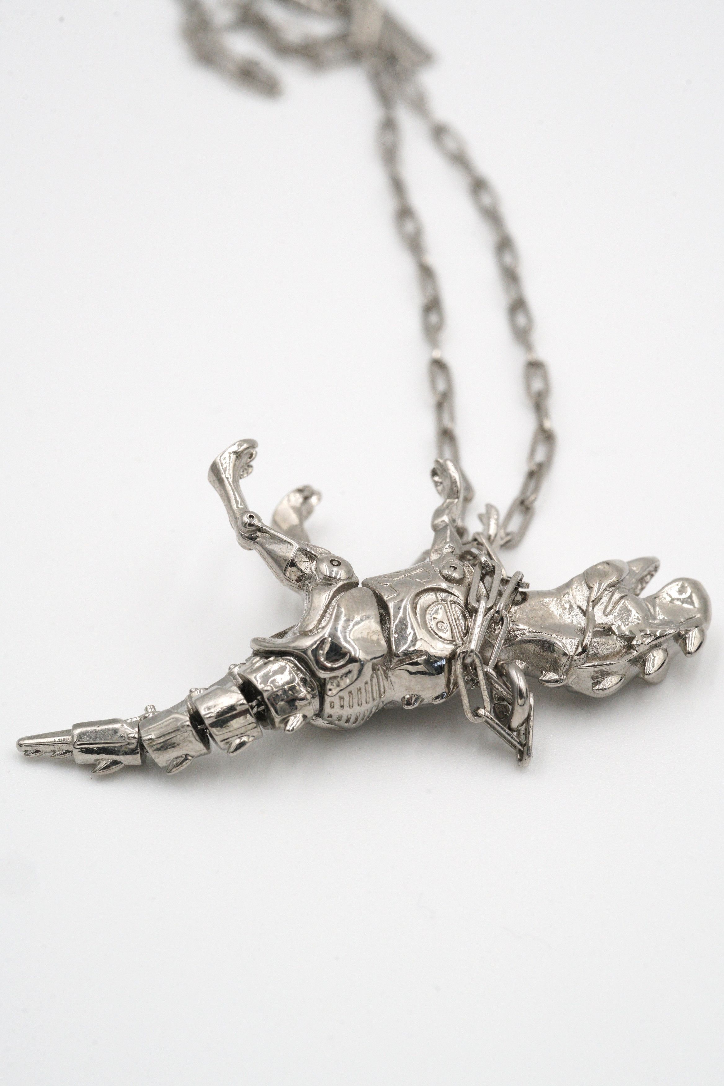 Dior Dior Homme x Sorayama AW2019 Dinosaur Necklace Size ONE SIZE - 6 Thumbnail