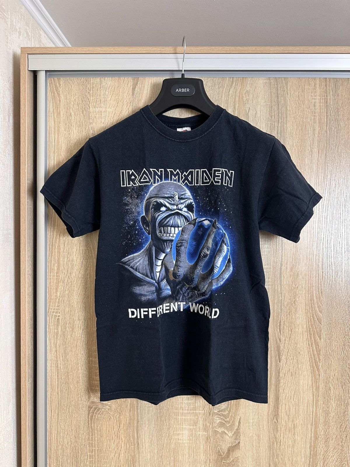 Band Tees 🔥 Iron Maiden Different World Washed Band Tee Rock Shirt Size US M / EU 48-50 / 2 - 1 Thumbnail