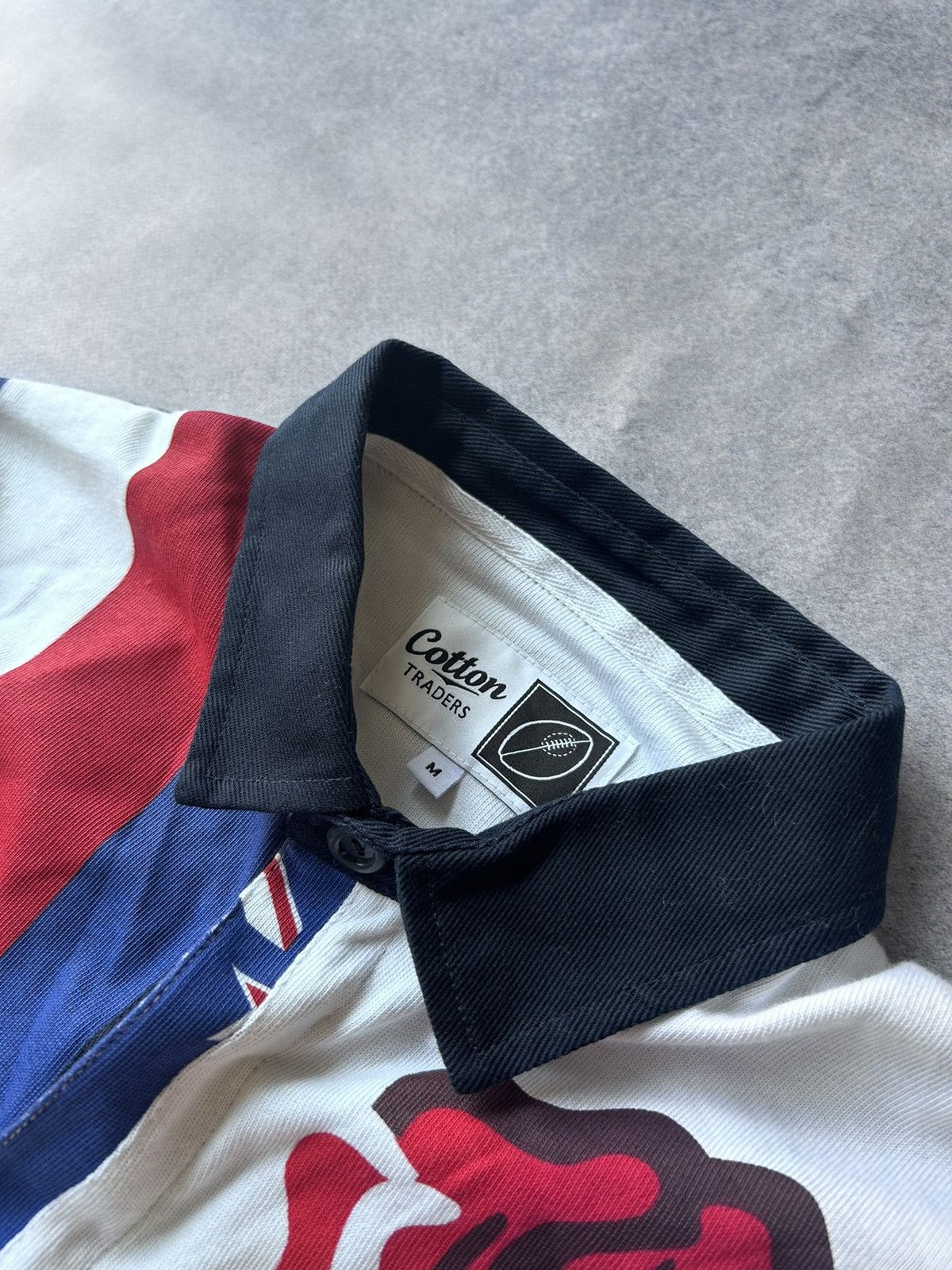 Cotton Traders × Rugby Ralph Lauren Vintage Cotton Traders All print very rare polos shirt mens Size US M / EU 48-50 / 2 - 4 Thumbnail