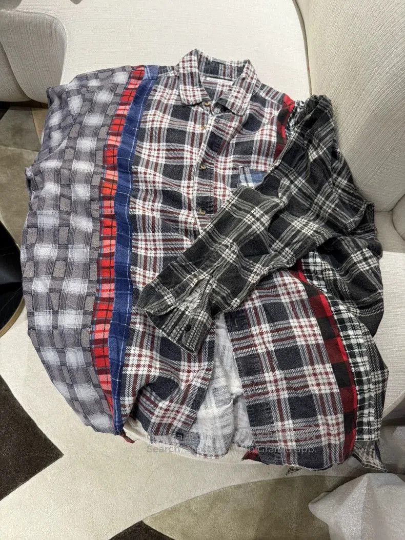 Needles Rebuild by Needles Patchwork Flannel Shirt . Size US XL / EU 56 / 4 - 3 Thumbnail