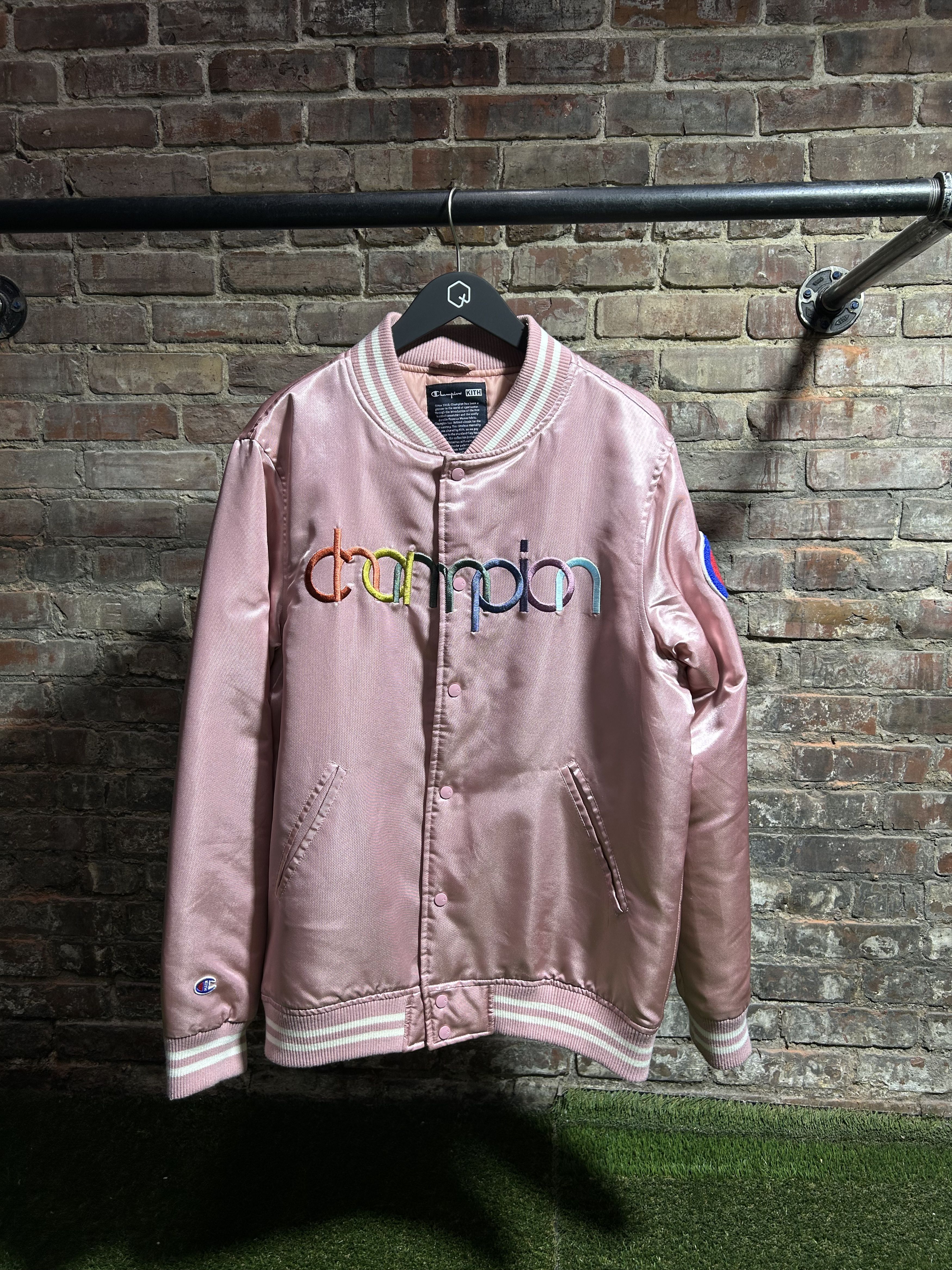 Champion × Kith Kith x Champion Nylon Varsity Jacket Size US L / EU 52-54 / 3 - 1 Thumbnail