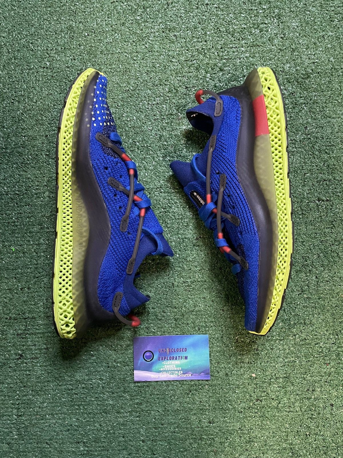 Adidas Adidas 4D Fusio blue and green size 7men/8.5women Size US 7 / EU 40 - 3 Thumbnail