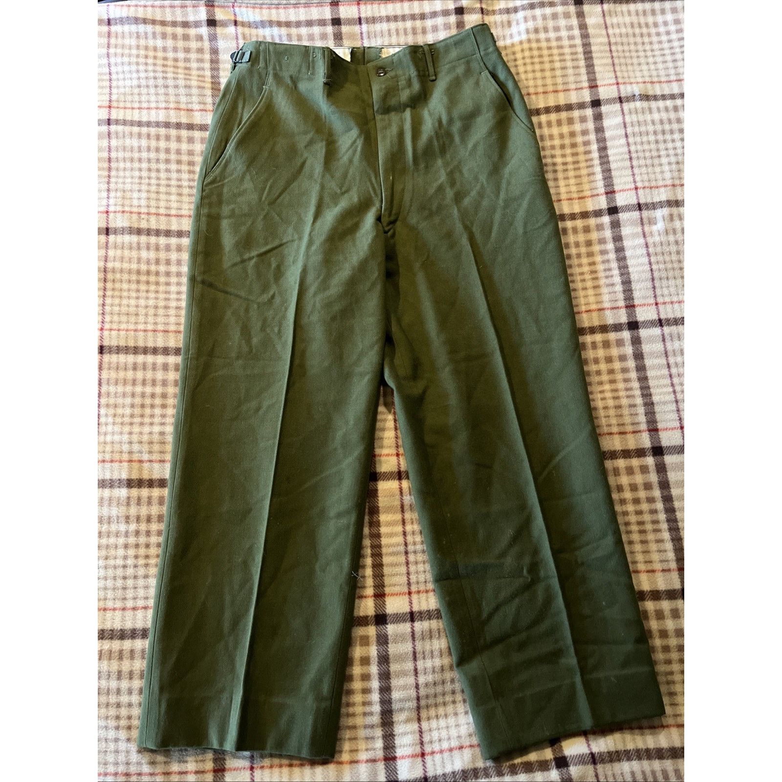 Other Vintage M-1951 Pants Medium ARMY Green Military 33x28 Wool Size US 33 - 2 Thumbnail