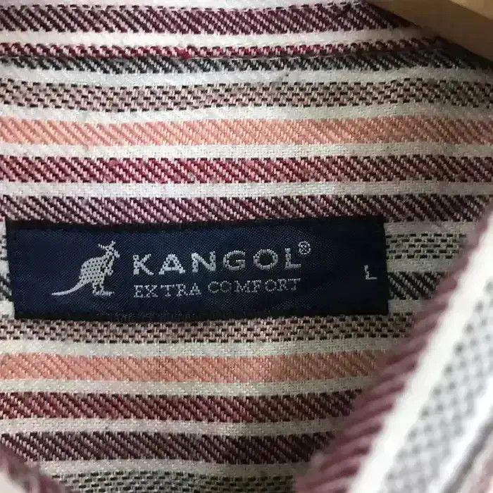 Kangol Kangol Stripe Design Flannel Shirt Button Up Size US L / EU 52-54 / 3 - 4 Thumbnail