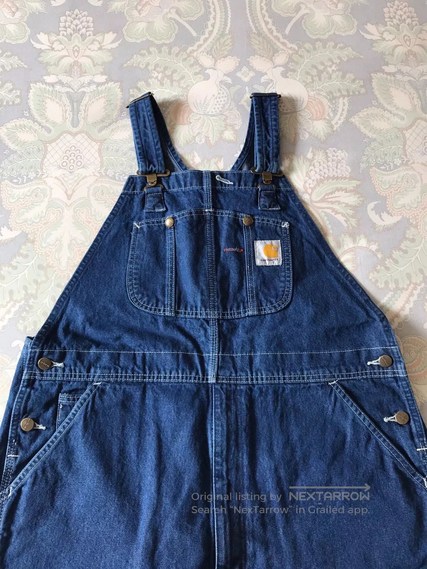 Carhartt Carhartt R07 Denim Overalls W38L30. Size US 38 / EU 54 - 1 Thumbnail