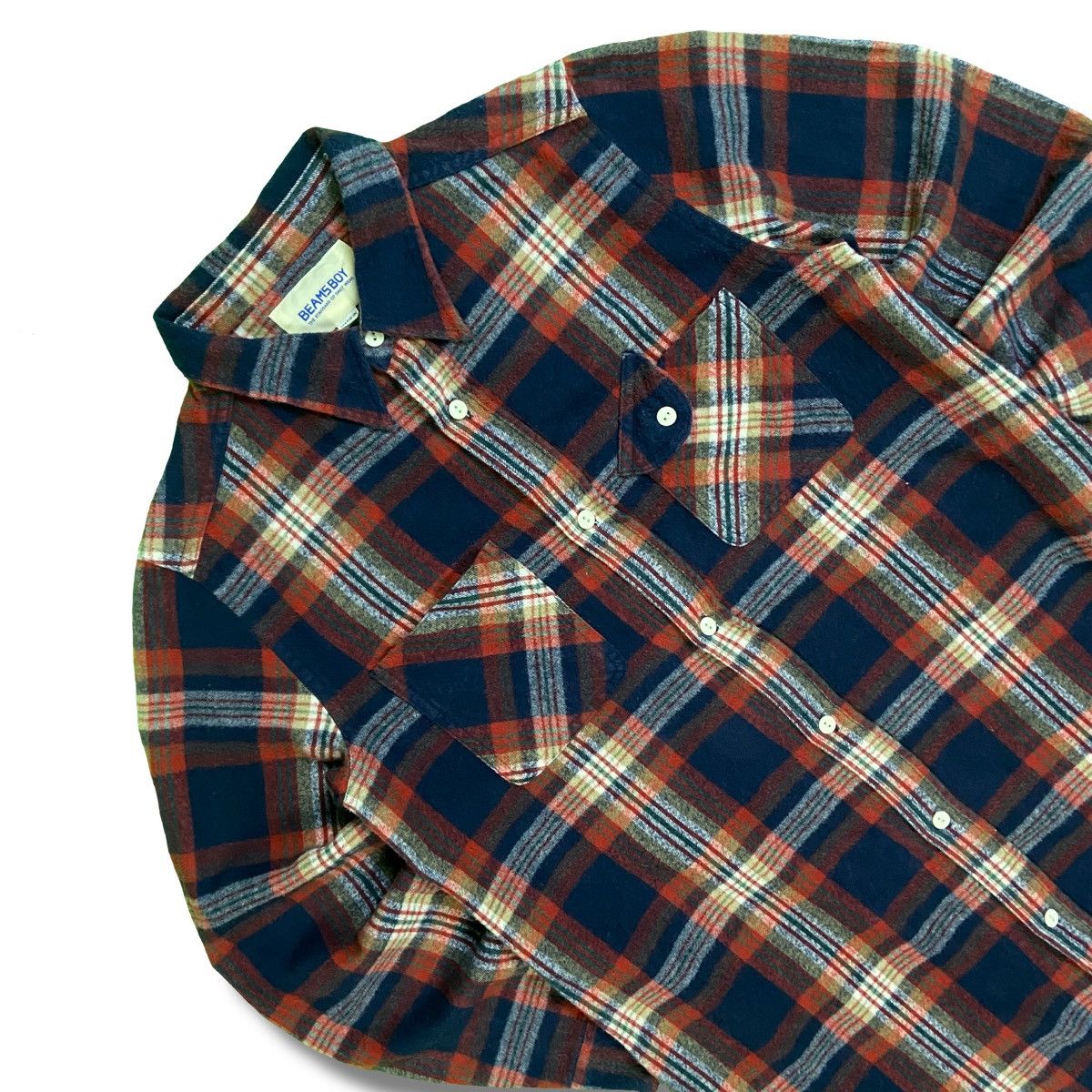 Beams Plus 2000s Beams Boy Flannel Tunic Size US S / EU 44-46 / 1 - 2 Thumbnail