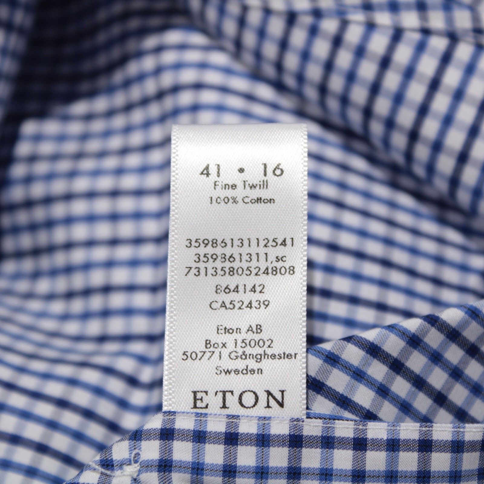Eton Eton New with tags Shirt Size L US In Blue Size US L / EU 52-54 / 3 - 6 Thumbnail