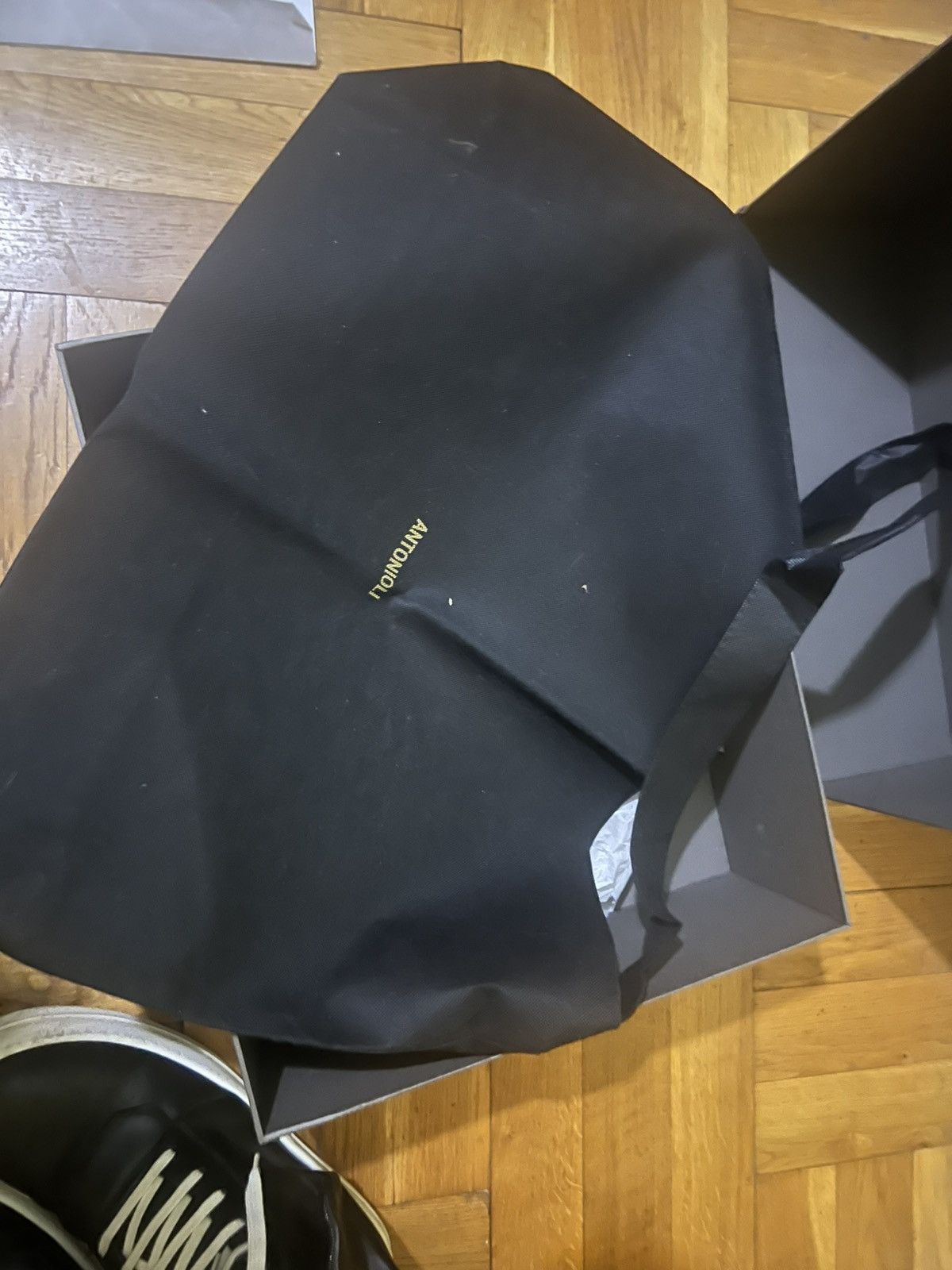 Rick Owens Rick Owens 2022 Black Calfskin Cargobaskets size 45 Size US 12 / EU 45 - 12 Thumbnail