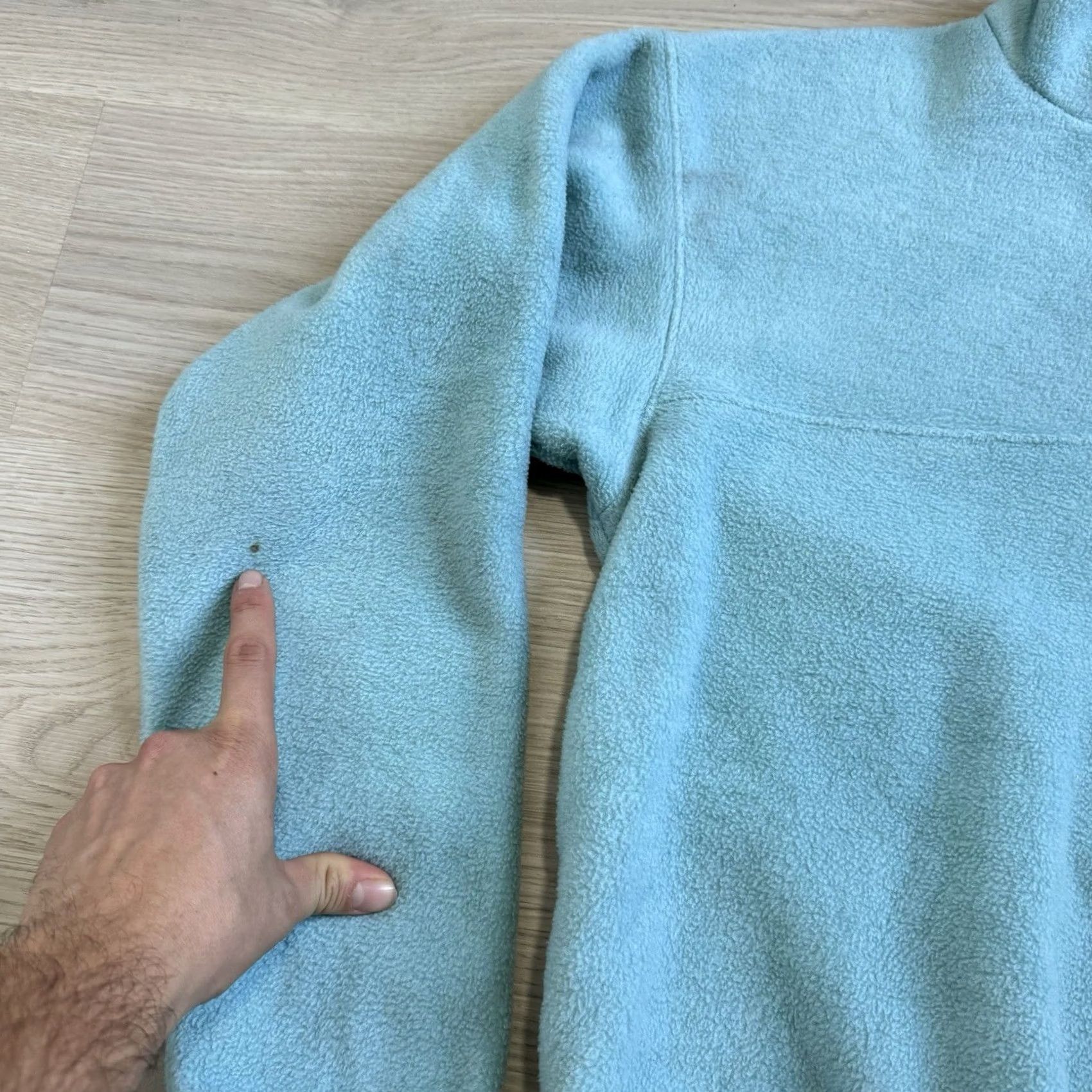 Patagonia VINTAGE Patagonia Womens 11/12 Synchilla Teal Fleece Jacket Pullover 90s Size XL / US 12-14 / IT 48-50 - 6 Thumbnail