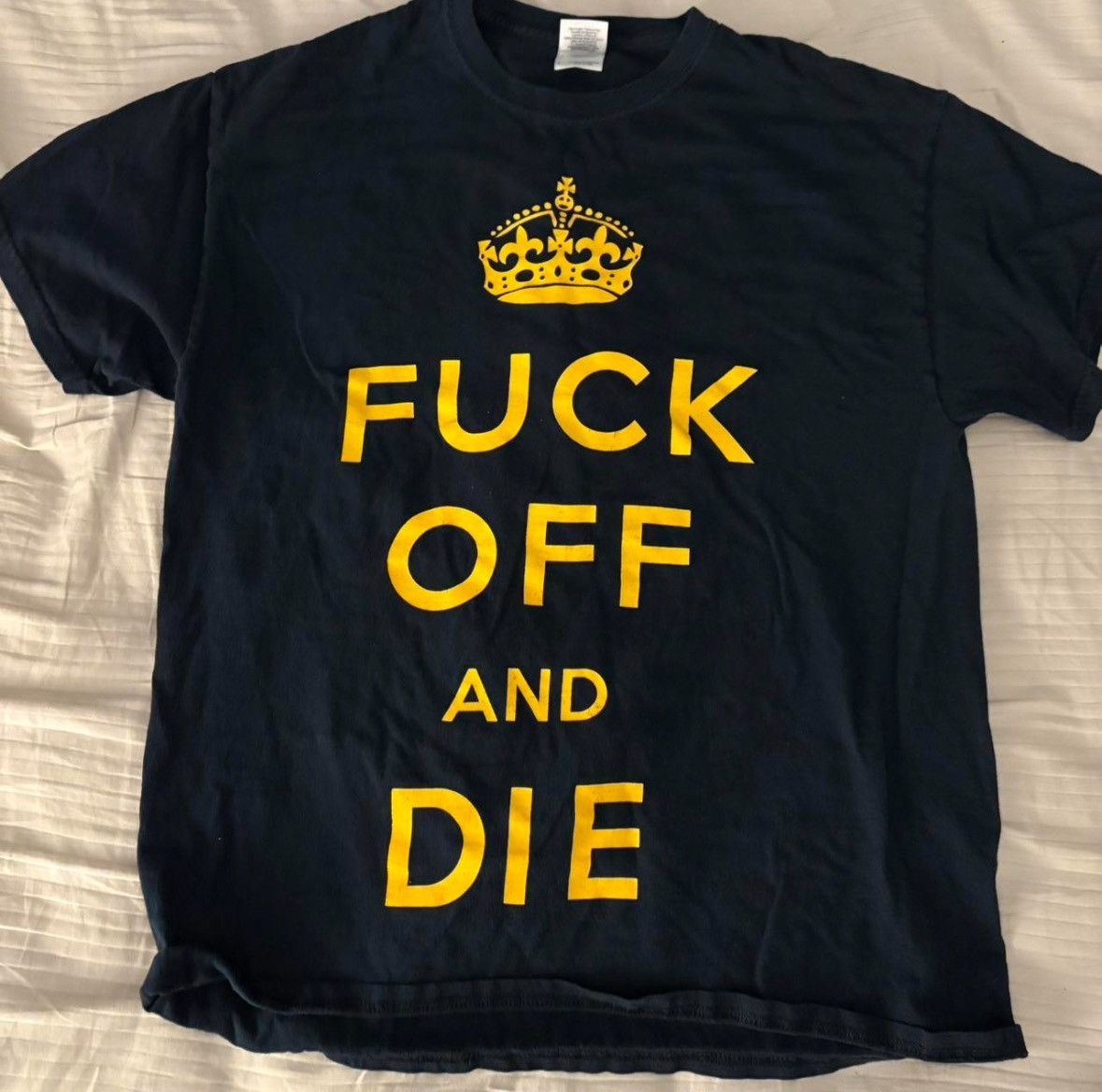 Gildan The acacia strain “fuck off and die” 2010 shirt RARE Size US M / EU 48-50 / 2 - 1 Thumbnail