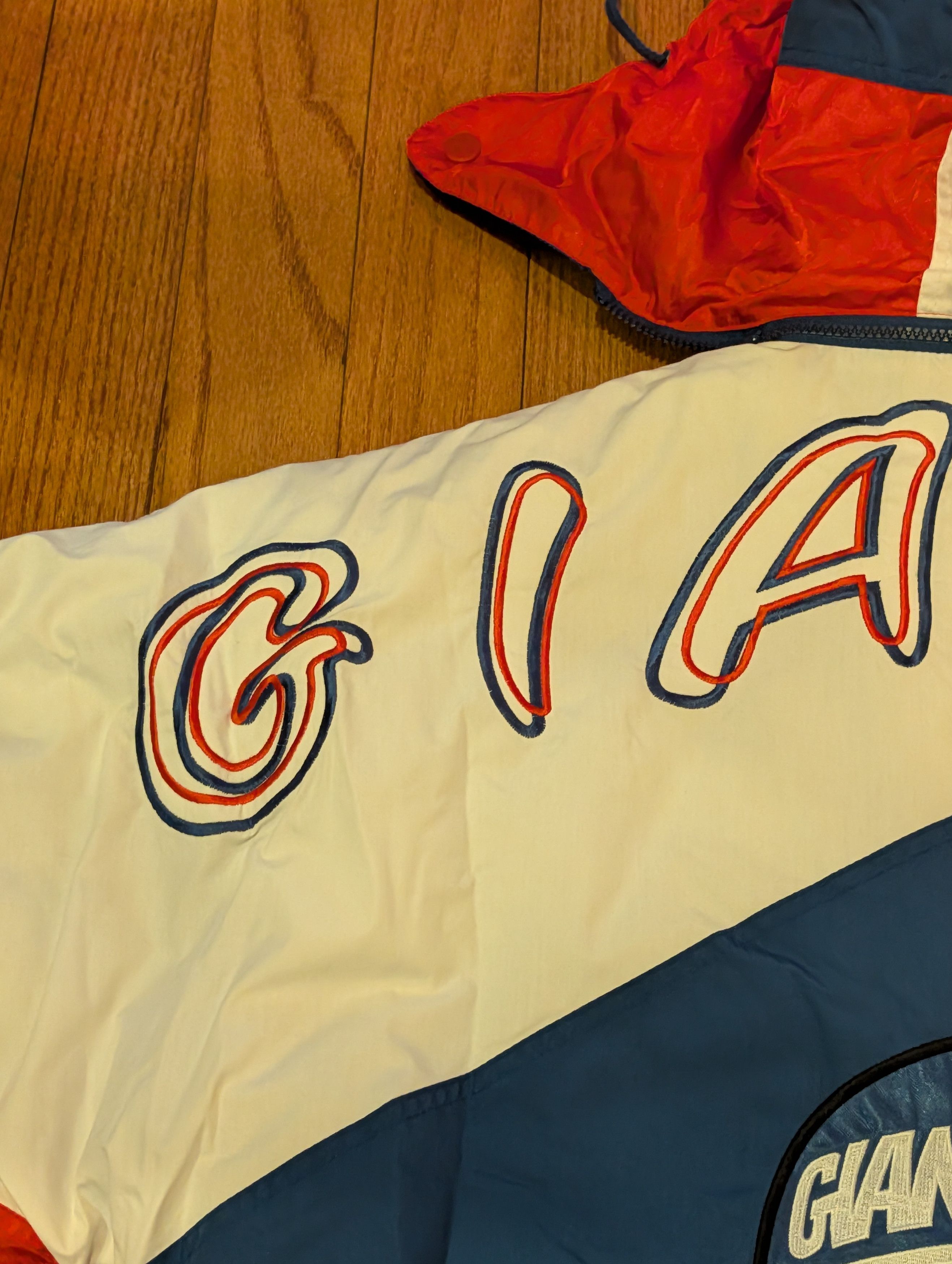 Pro Player Vtg 90s New York Giants Starter Pro Line Puffer Jacket Logo Size US XL / EU 56 / 4 - 4 Thumbnail