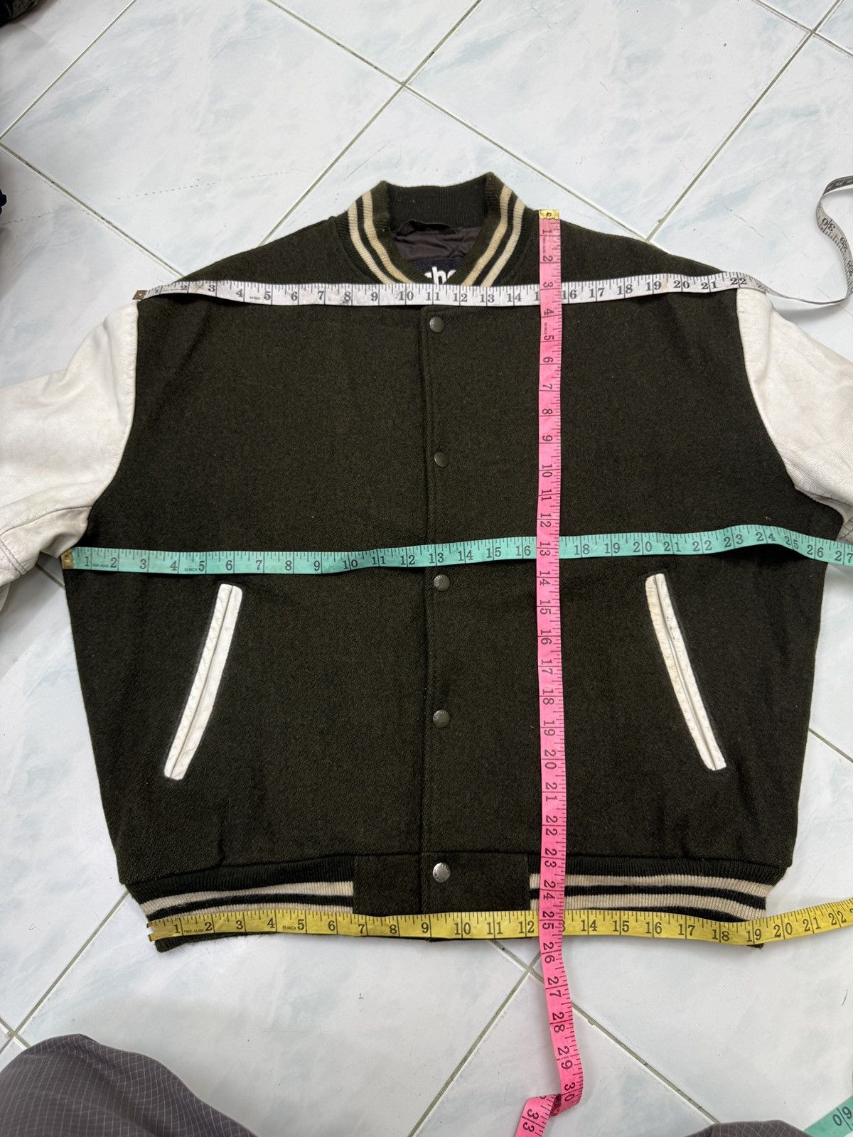 Schott 🔥🔥🔥ARCHIVE VTG SCHOTT USA VARSITY JACKET Size US L / EU 52-54 / 3 - 19 Thumbnail
