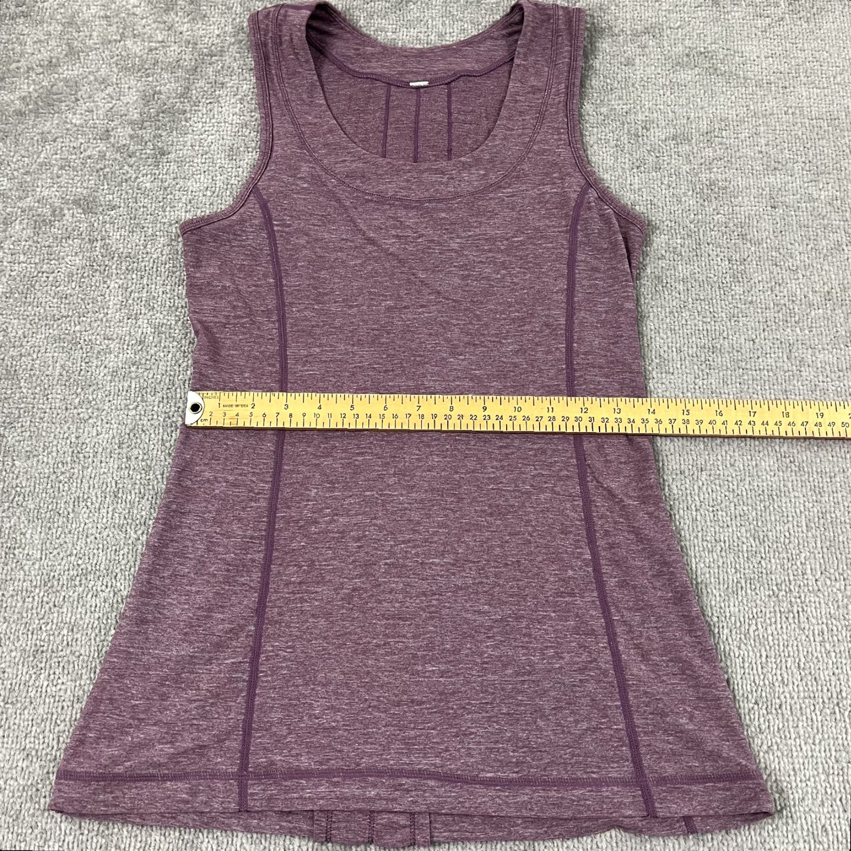 Lululemon LULULEMON Tank Size 6 Heather Purple Plum Gym Yoga Activewear Womens Size M / US 6-8 / IT 42-44 - 5 Thumbnail