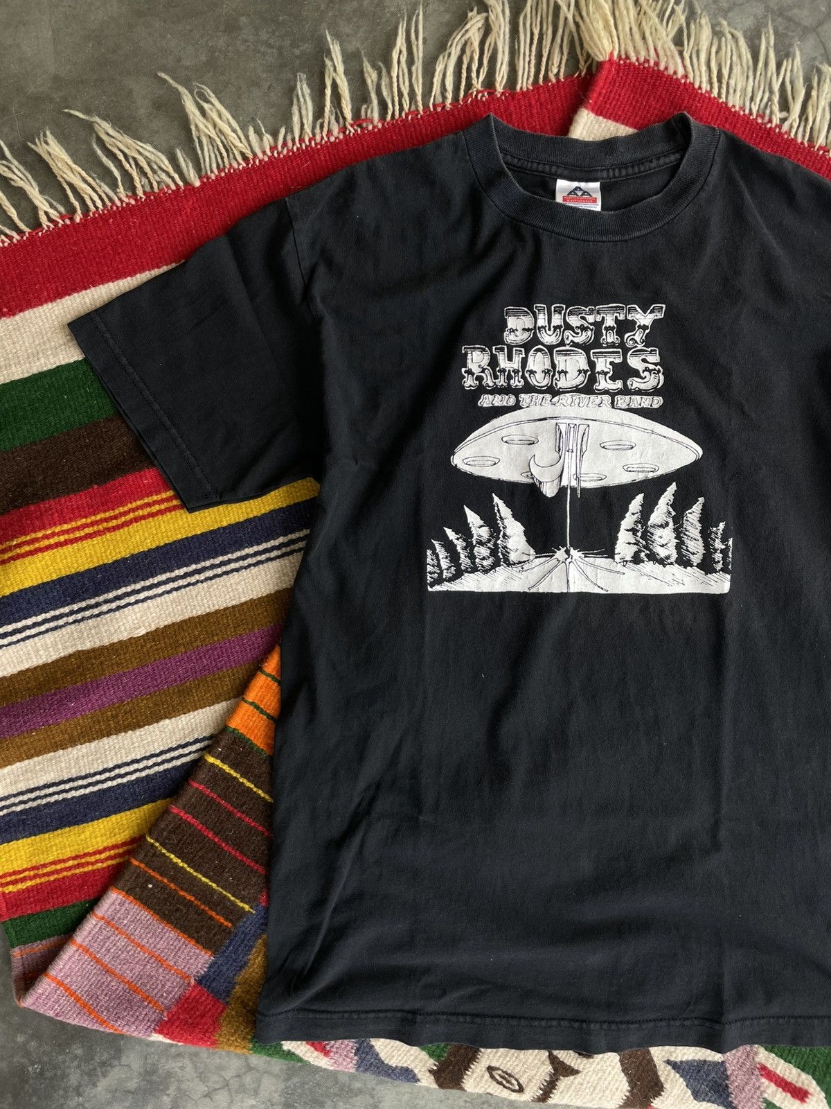 Band Tees × Vintage VTG Dusty Rhodes and The River Band Size US M / EU 48-50 / 2 - 2 Thumbnail