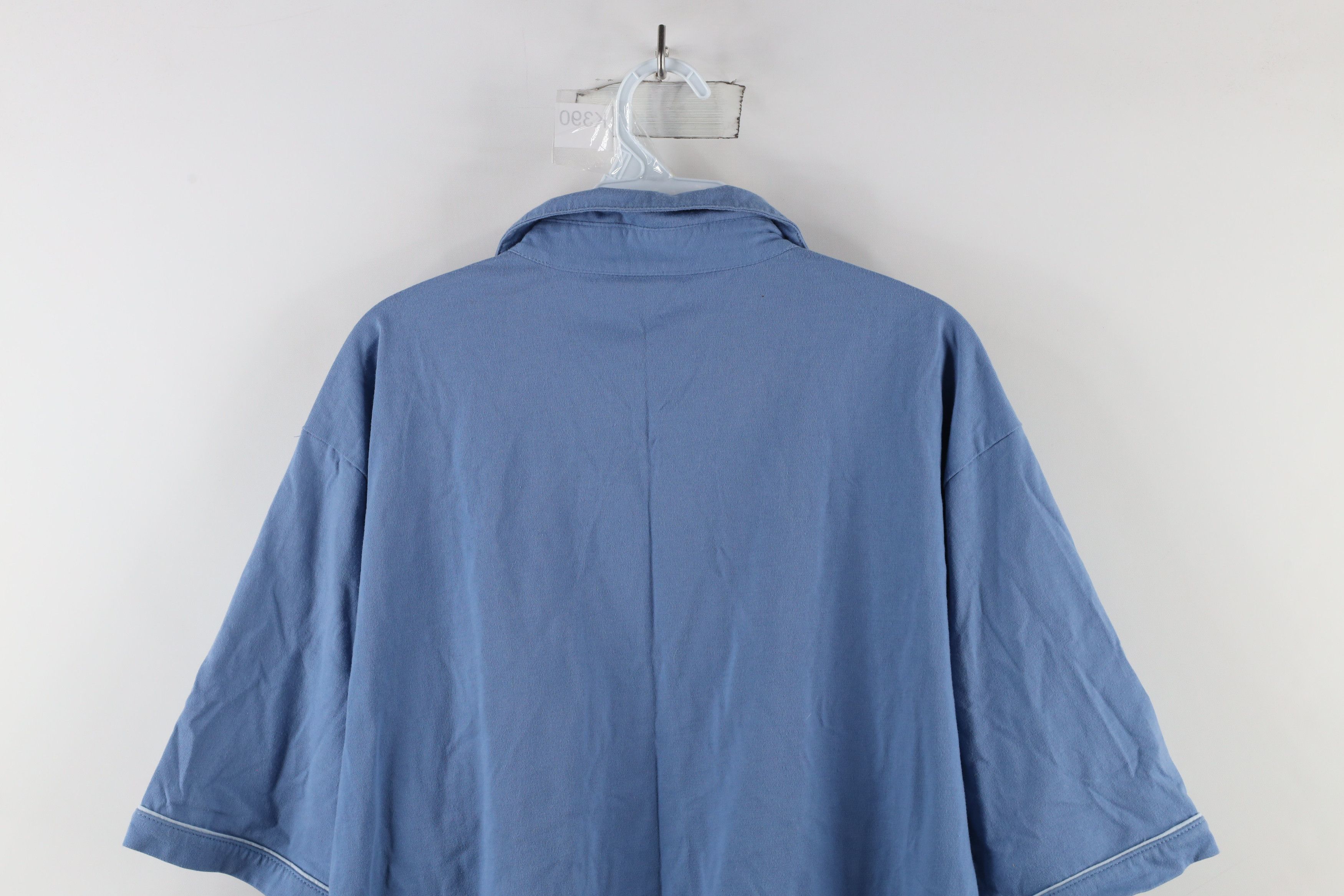 Vintage Vintage 90s Streetwear Collared Pullover Polo Shirt Blue Size US XL / EU 56 / 4 - 10 Thumbnail