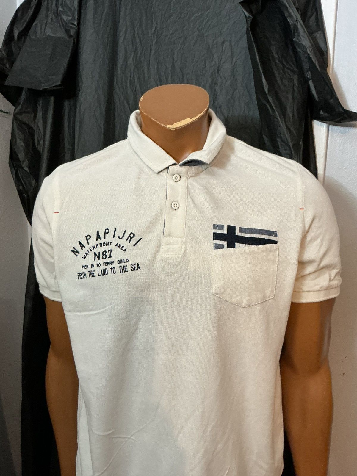 Napapijri Napapijri Waterfront Area Land To The Sea N87 S/S Polo Shirt Size US L / EU 52-54 / 3 - 8 Thumbnail