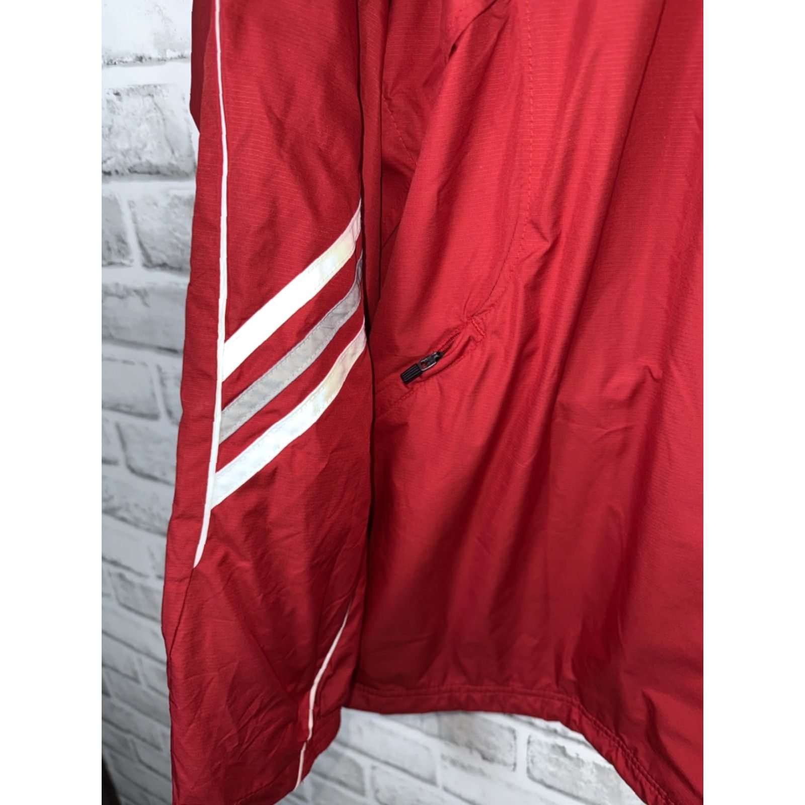Adidas NWT adidas TEAM PERFORMANCE ClimaLite Windbreaker Jacket Soccer Mens XL Red Size US XL / EU 56 / 4 - 5 Thumbnail