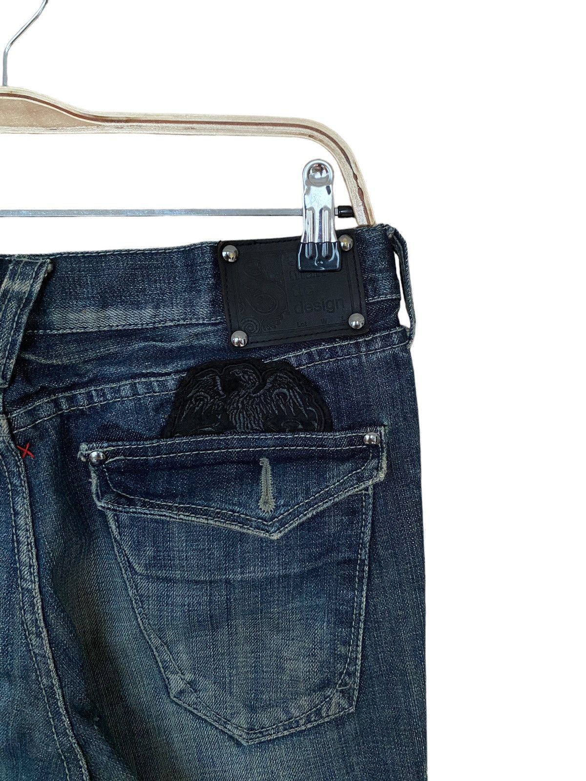 Vintage × semanticdesign Vintage Japanese Brand Semantic Design Flared Jeans 1990s Size US 30 / EU 46 - 10 Thumbnail