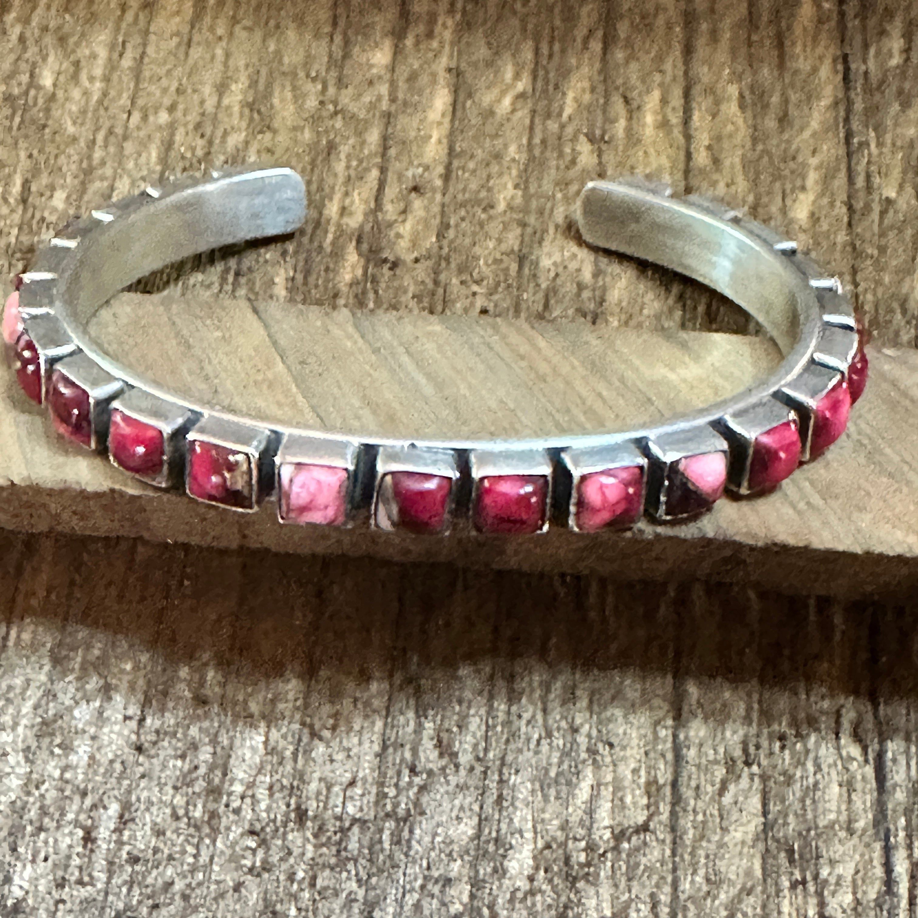 Other Handmade Sterling Silver Rose Dahlia Cuff Bracelet, Signed, Size ONE SIZE - 2 Thumbnail