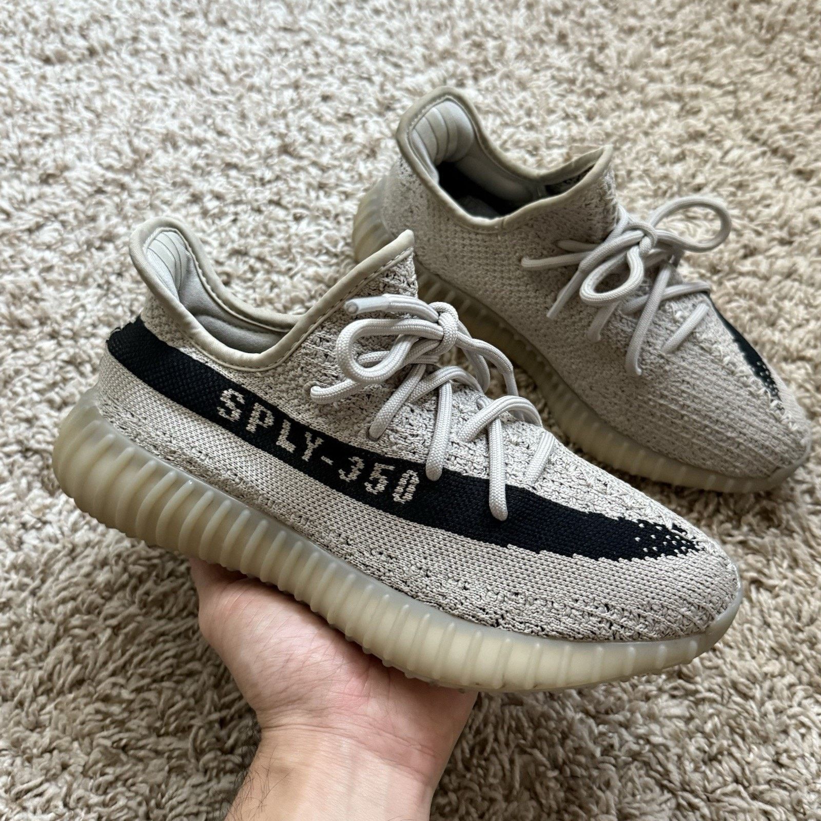 Adidas × Kanye West Adidas Yeezy Boost 350 V2 Shoes 'Slate' / HP7870 / Size 4.5 Size US 5 / EU 37 - 2 Thumbnail