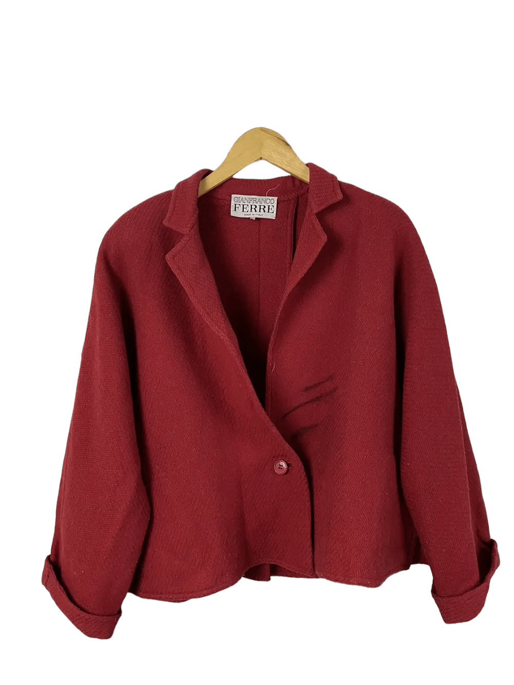 Ferre × Gianfranco Ferre × Japanese Brand Gianfranco Ferre Wool Coat Jacket Size L / US 10 / IT 46 - 1 Thumbnail