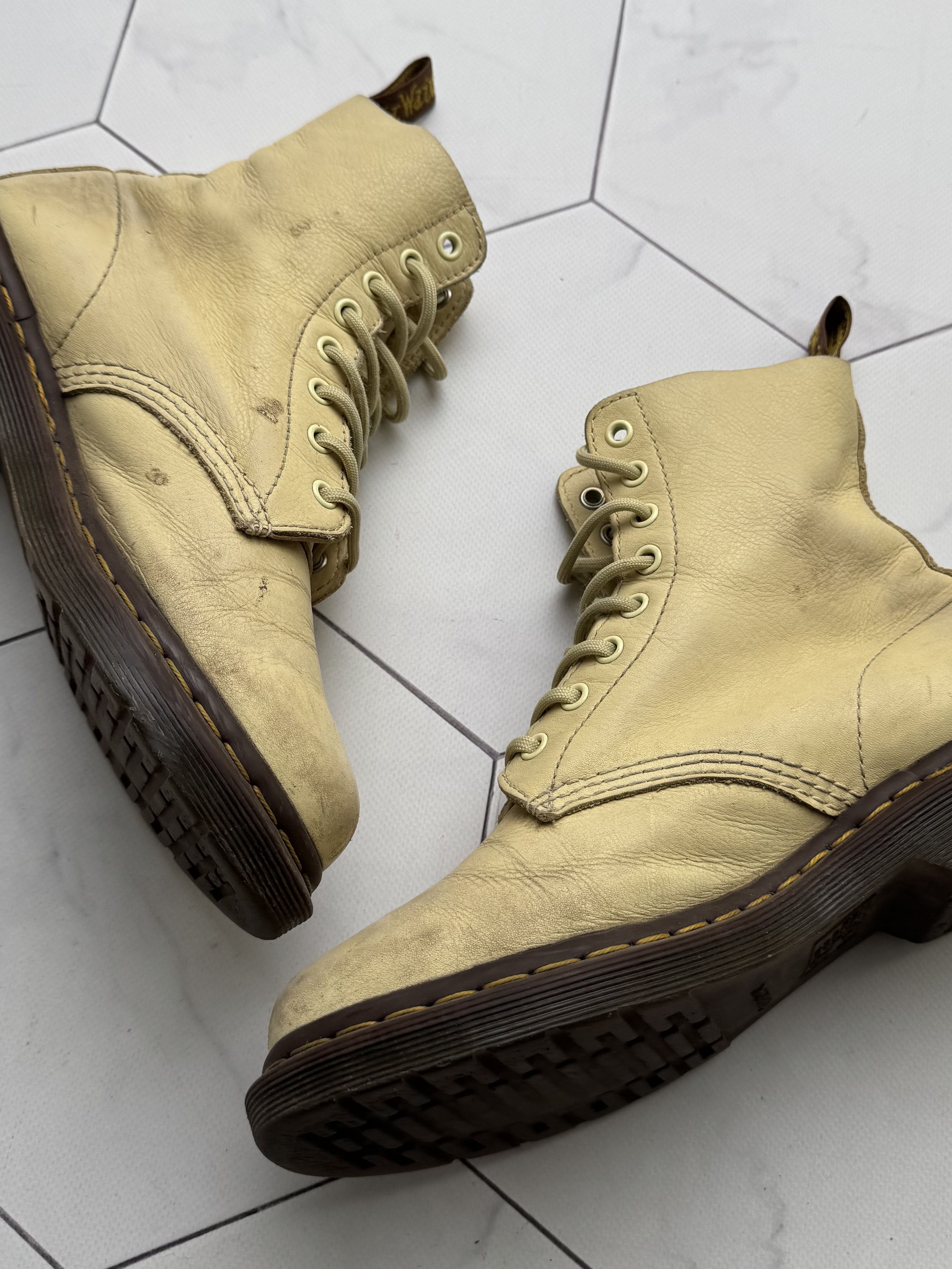 Dr. Martens Y2K Dr Martens Leather Ankle Boots Lace Up Combat Boots B4 Size US 9 / IT 39 - 4 Thumbnail