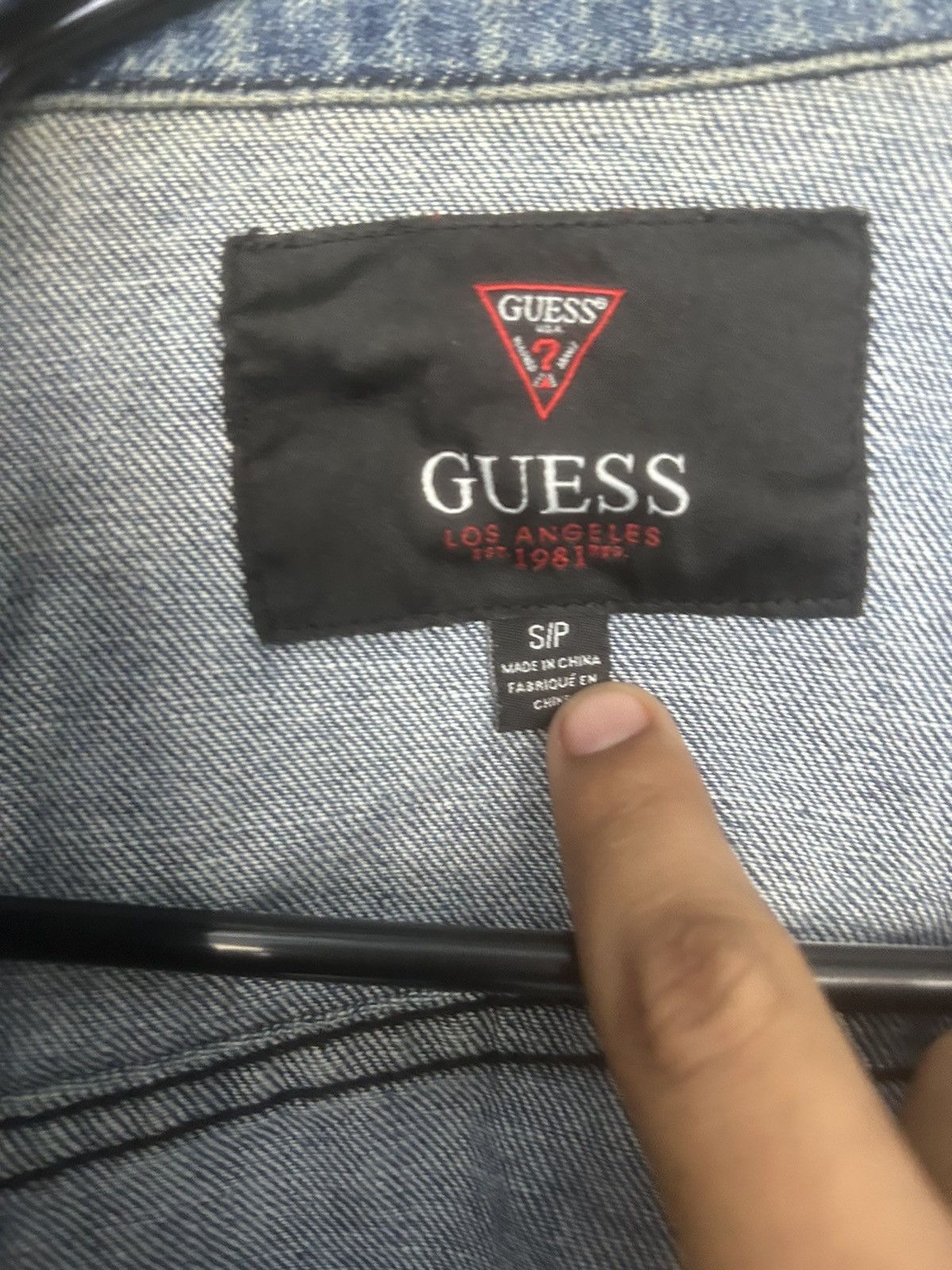 Guess Blue guess Jean jacket Size US S / EU 44-46 / 1 - 2 Thumbnail