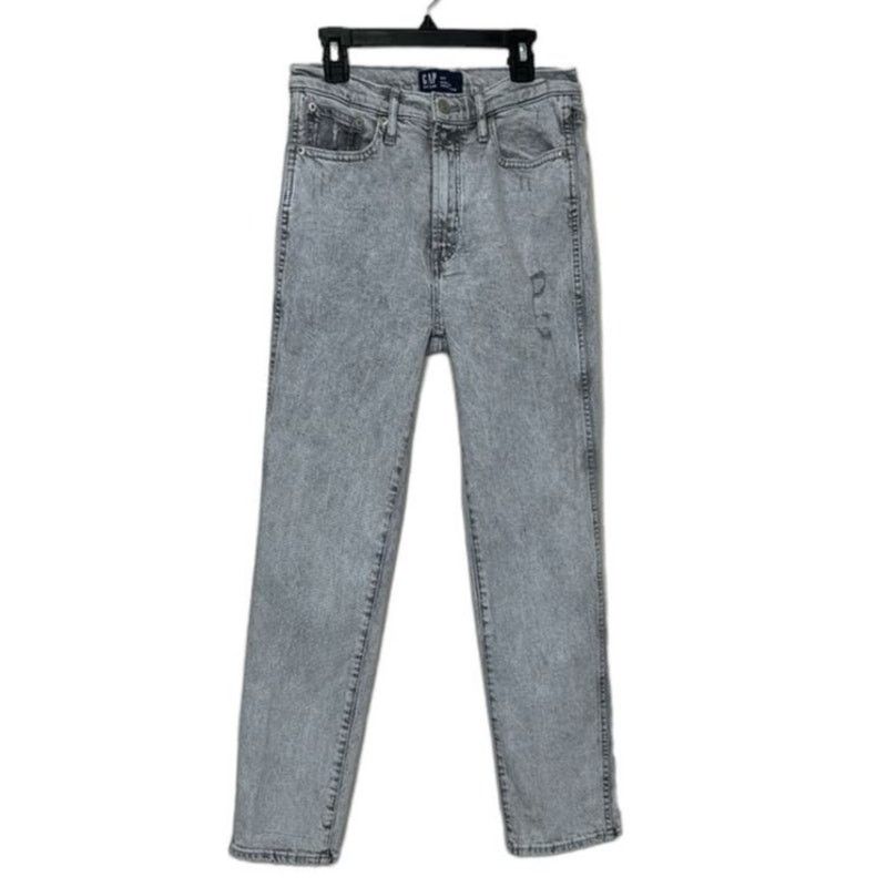 Gap Gap gray washed high rise vintage slim jeans size 4 Size 27" / US 4 / IT 40 - 6 Thumbnail