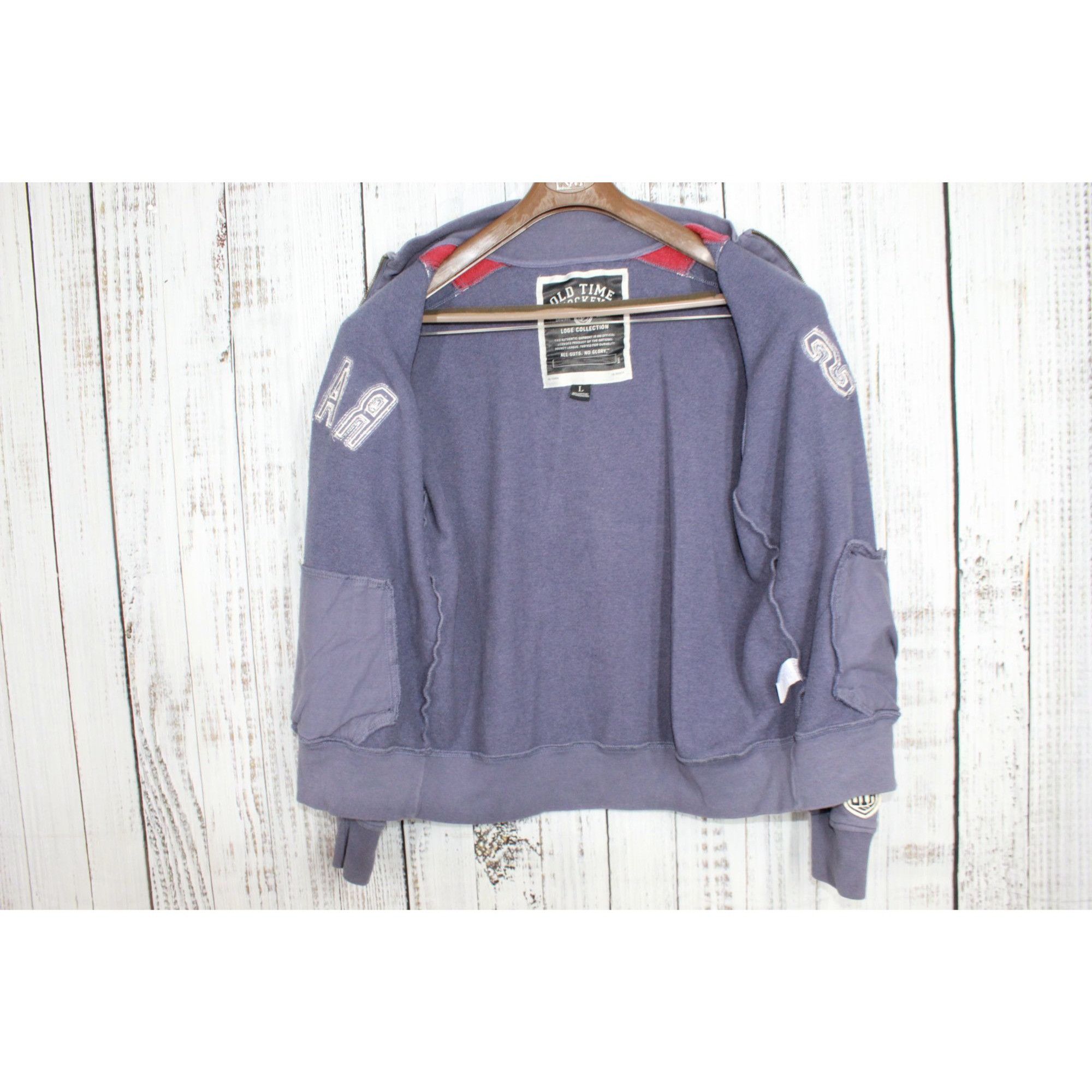 Other Old Time Hockey NY Rangers Full Zip Jacket Blue L Size US L / EU 52-54 / 3 - 11 Thumbnail