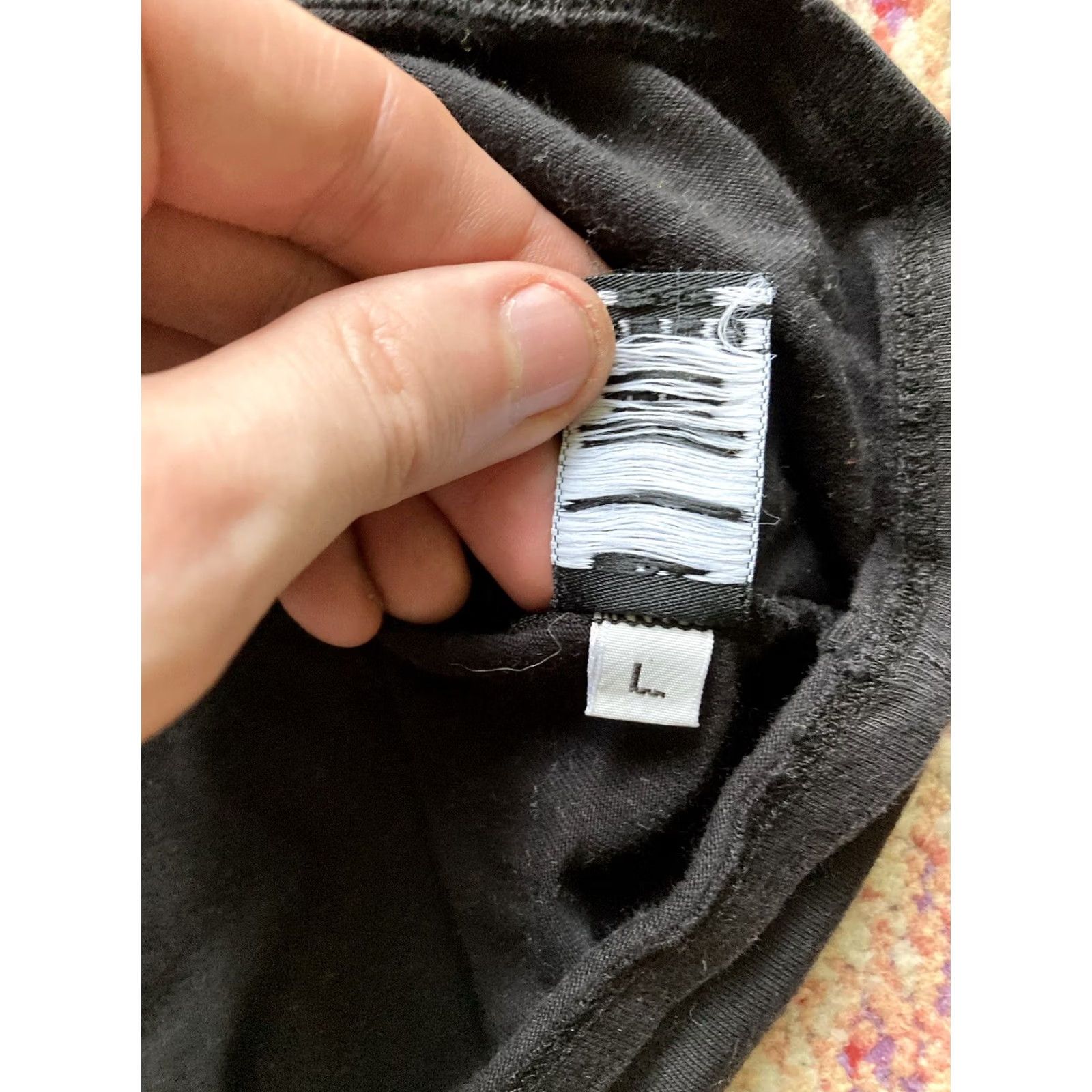 Vintage Monadic Shirt Mens Long Sleeve Henley Black L USA Made Minimalist Size US L / EU 52-54 / 3 - 7 Thumbnail