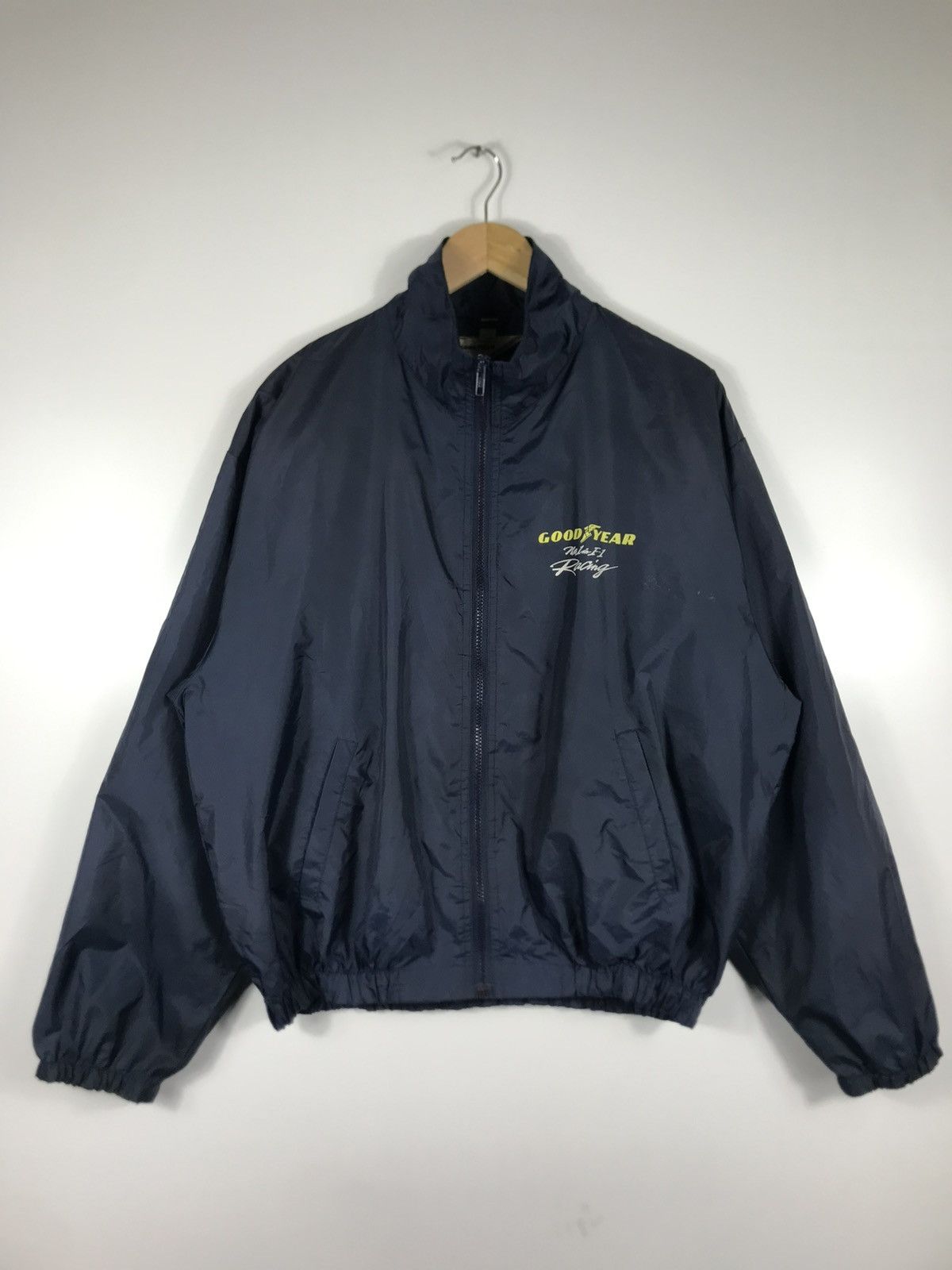 Formula 1 ⚡️Vintage Good Year Racing Nylon Bomber Jacket Size US M / EU 48-50 / 2 - 2 Thumbnail