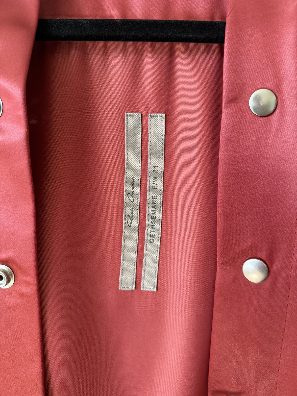 Rick Owens Rick Owens Carnelian Fog Pocket Shirt Size US M / EU 48-50 / 2 - 3 Thumbnail