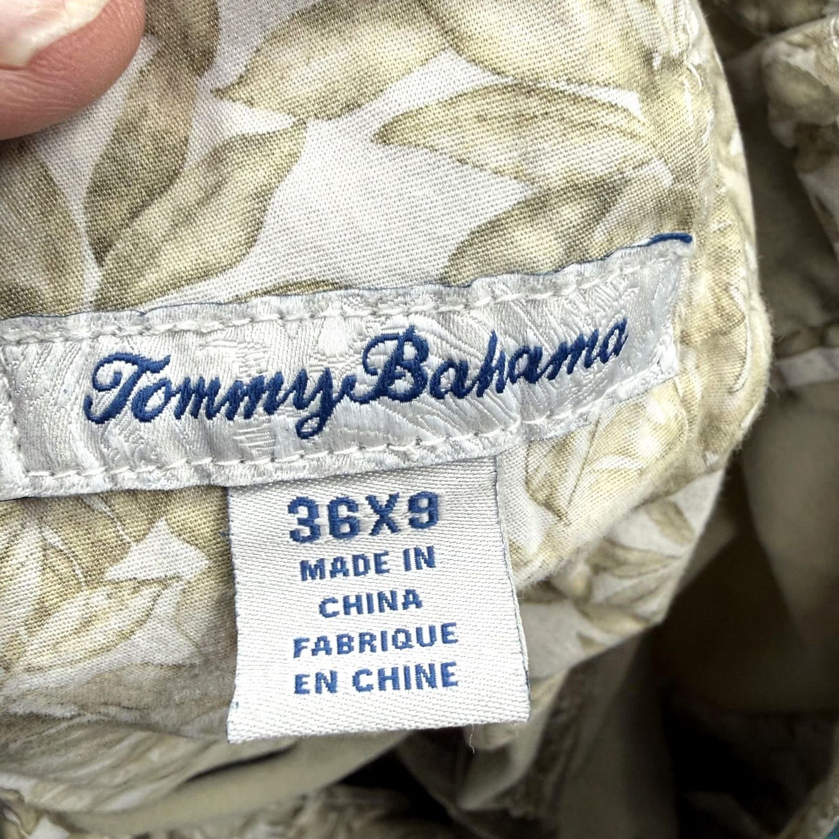 Tommy Bahama Tommy Bahama Shorts Mens 36 Beige Chino Stretch 9 Inseam Casual Cotton Summer Mens Size US 36 / EU 52 - 7 Thumbnail