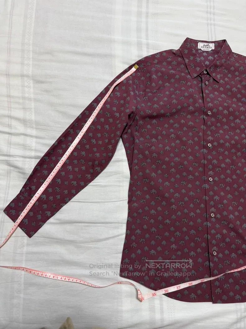 Hermes Hermes size 39 Shirt with classic robot pattern Size US M / EU 48-50 / 2 - 6 Thumbnail