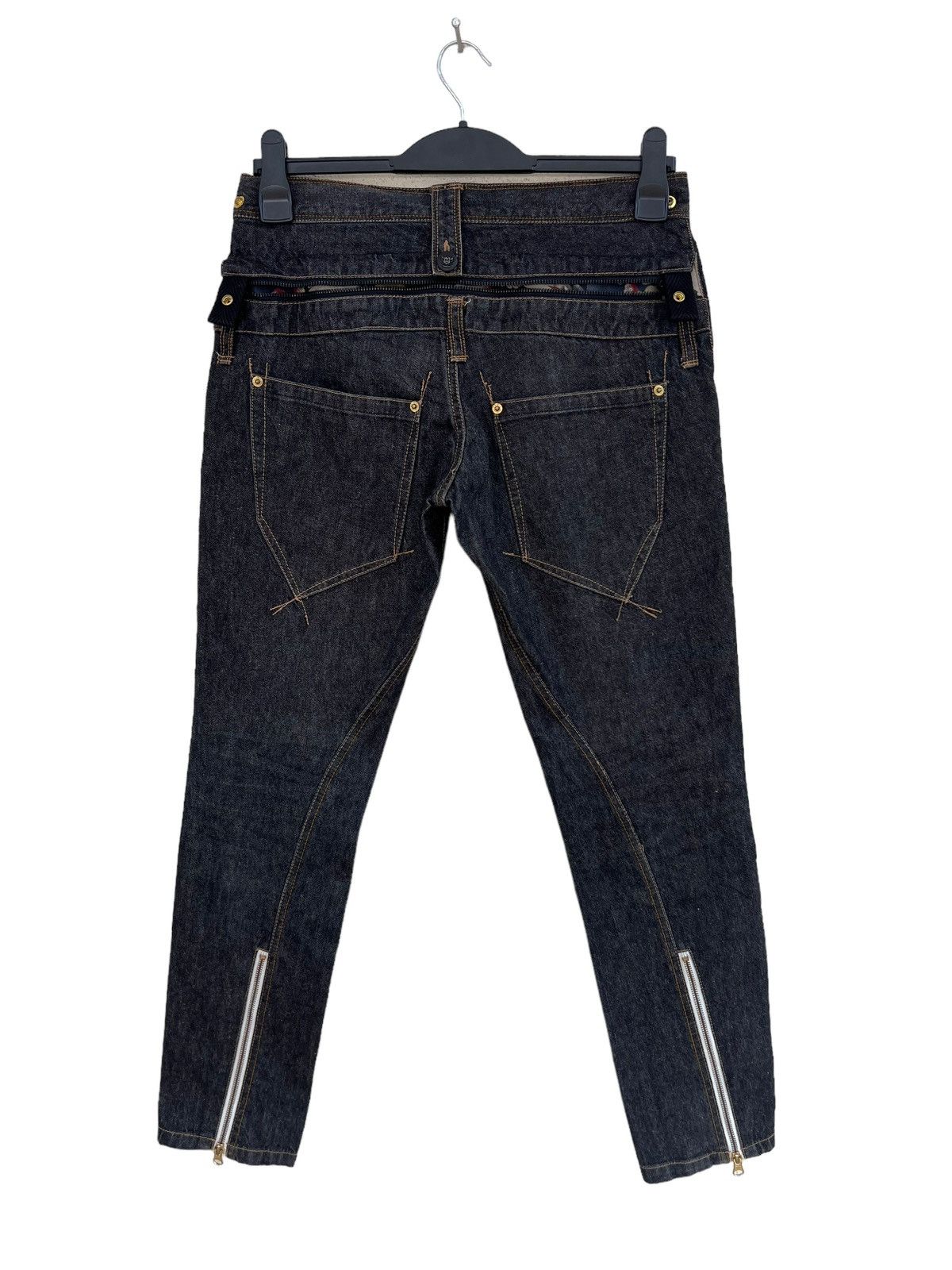 PPFM PPFM Zippable Back Zip Hem Skinny Denim Jeans Size US 30 / EU 46 - 11 Thumbnail