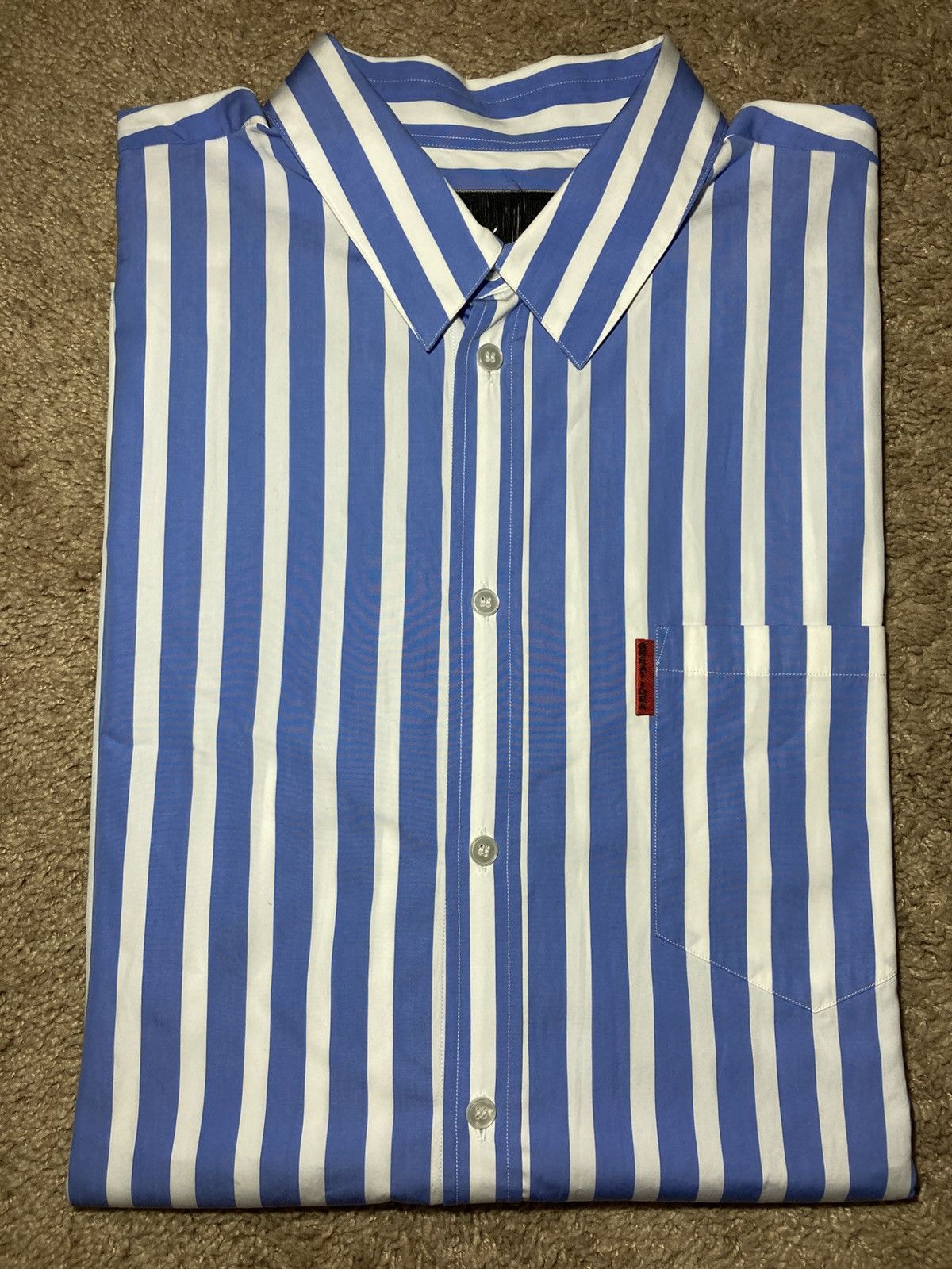 SS18 Martine Rose Oversized Striped Shirt Great Idea 2018
