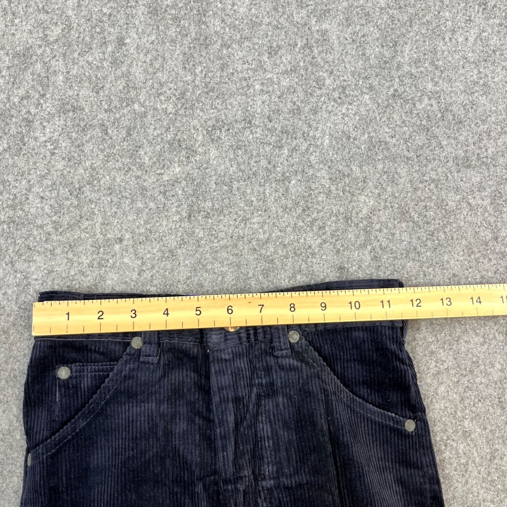 Wrangler VINTAGE Wrangler Jeans Women 4 Corduroy 24 30 UK 90s Blue Deadstock 30 In Inside Leg Slimming Pocket 5 Size 27" / US 4 / IT 40 - 7 Thumbnail