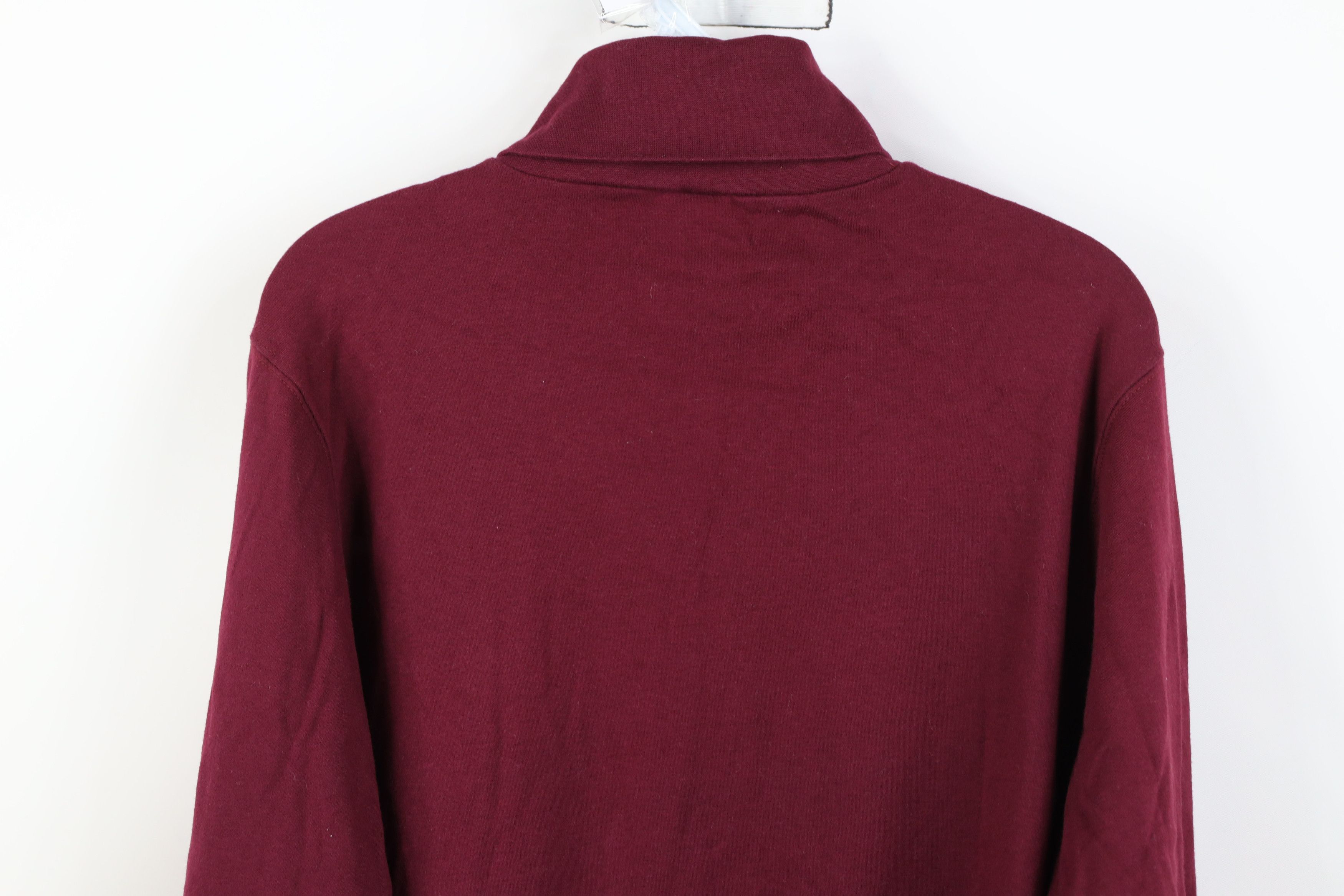 Lands' End Vintage 90s Lands End Long Sleeve Turtleneck T-Shirt Red Size US M / EU 48-50 / 2 - 9 Thumbnail