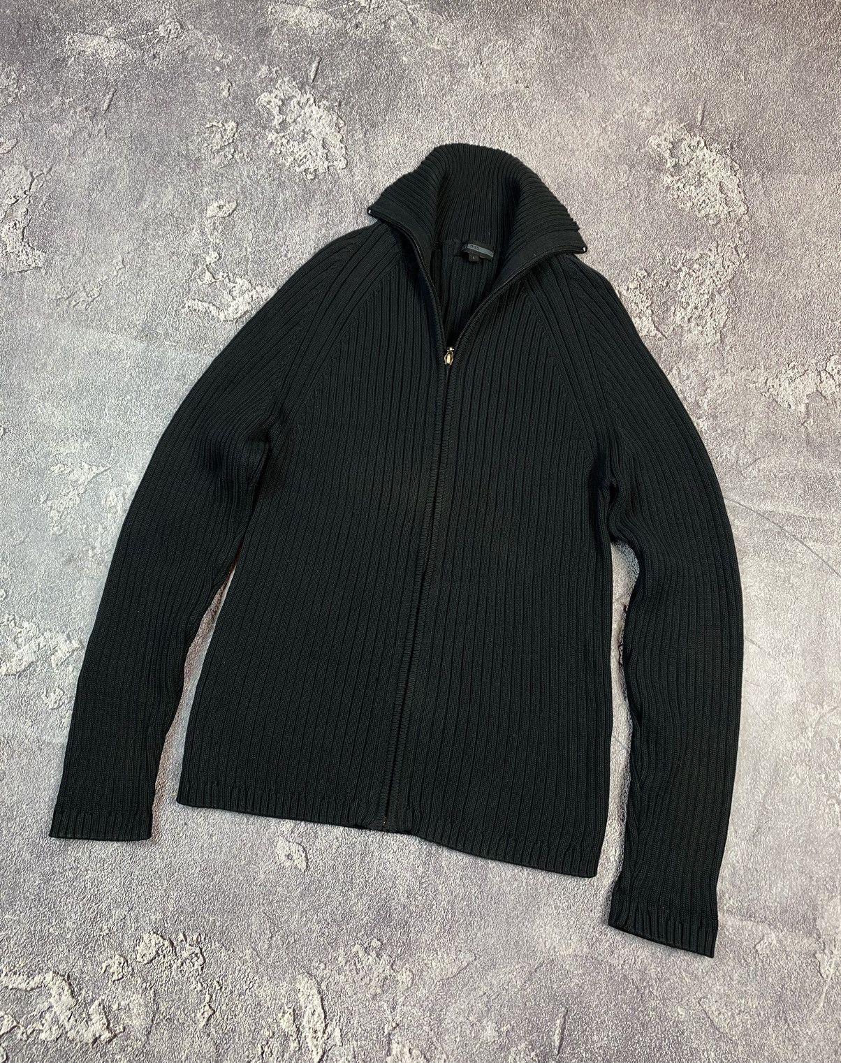 20471120 × If Six Was Nine × Japanese Brand Y2K Avant Garde Zip Knit Sweater If Six Was Nine Vintage Size US M / EU 48-50 / 2 - 2 Thumbnail