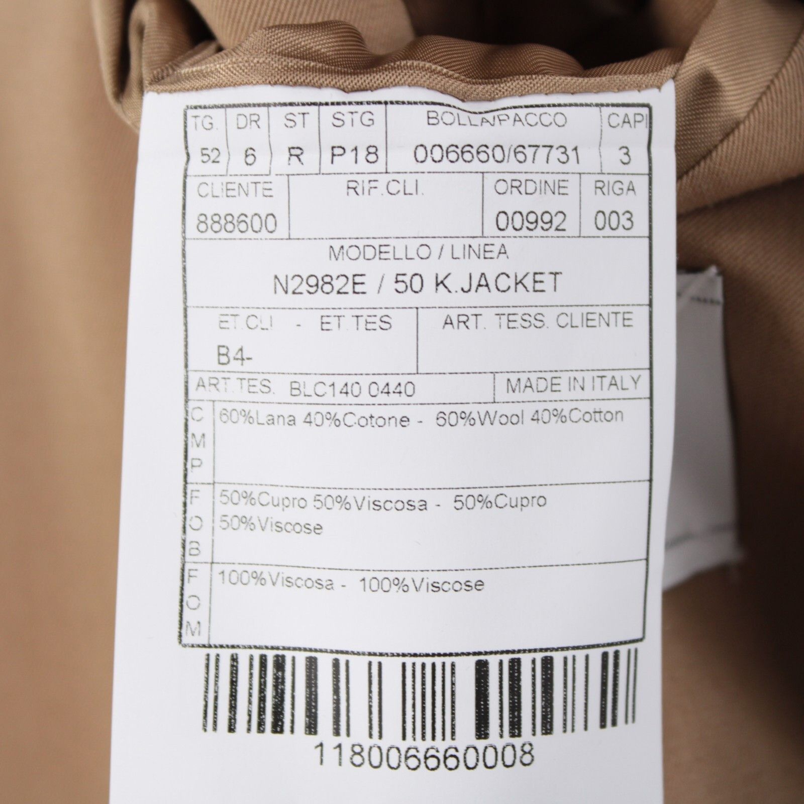Boglioli Boglioli Suit Size US 42 Regular in Beige Size 42R - 9 Thumbnail