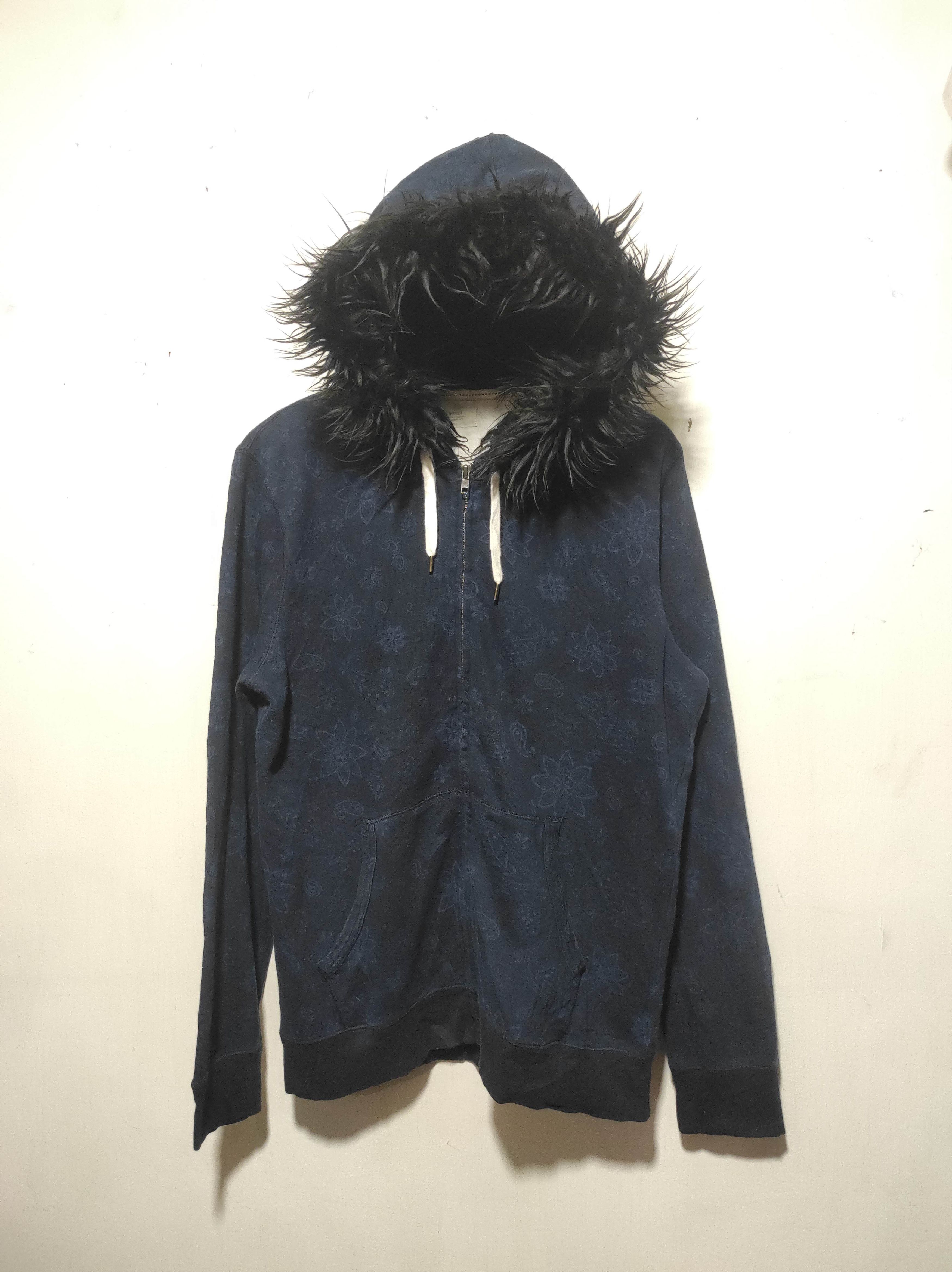 Hysteric Glamour Back Number fullprint Zip Fur Hoodie IfSixWasNine LGB style Size US L / EU 52-54 / 3 - 2 Thumbnail
