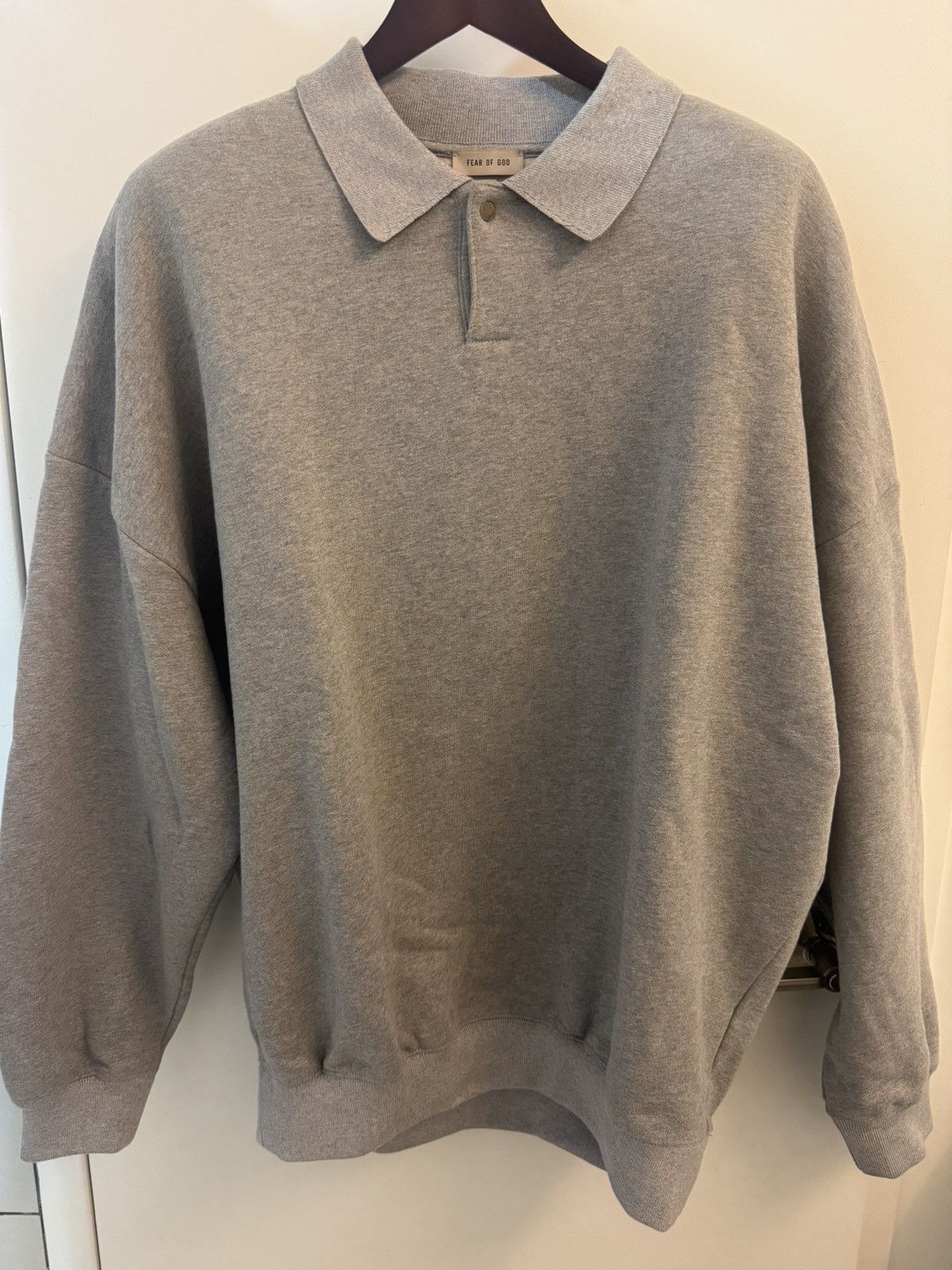 Fear of God Fear Of God Eternal Fleece Polo Size US L / EU 52-54 / 3 - 2 Thumbnail