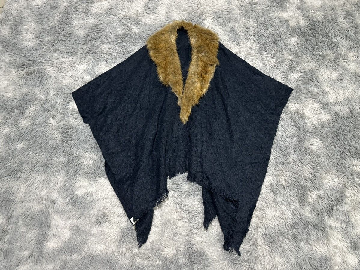 If Six Was Nine 🔥Sick Y2K Japanese Fur Stole Capes Scarf Vkei Punk Size US XL / EU 56 / 4 - 1 Thumbnail