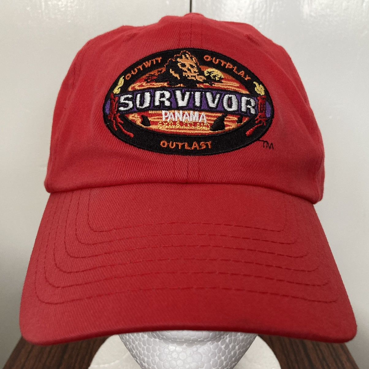 Vintage SURVIVOR PANAMA CAST CREW HAT CAP VINTAGE Y2K TV SHOW PROMO Size ONE SIZE - 2 Thumbnail
