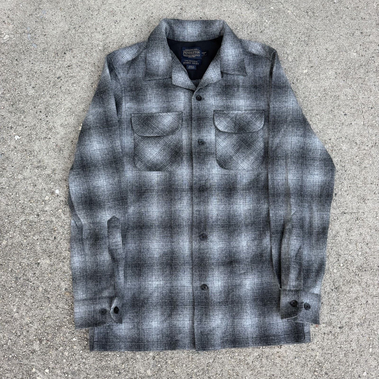 Pendleton Pendleton Shadow Plaid Wool Board Shirt Loop Collar Surf Size US S / EU 44-46 / 1 - 2 Thumbnail