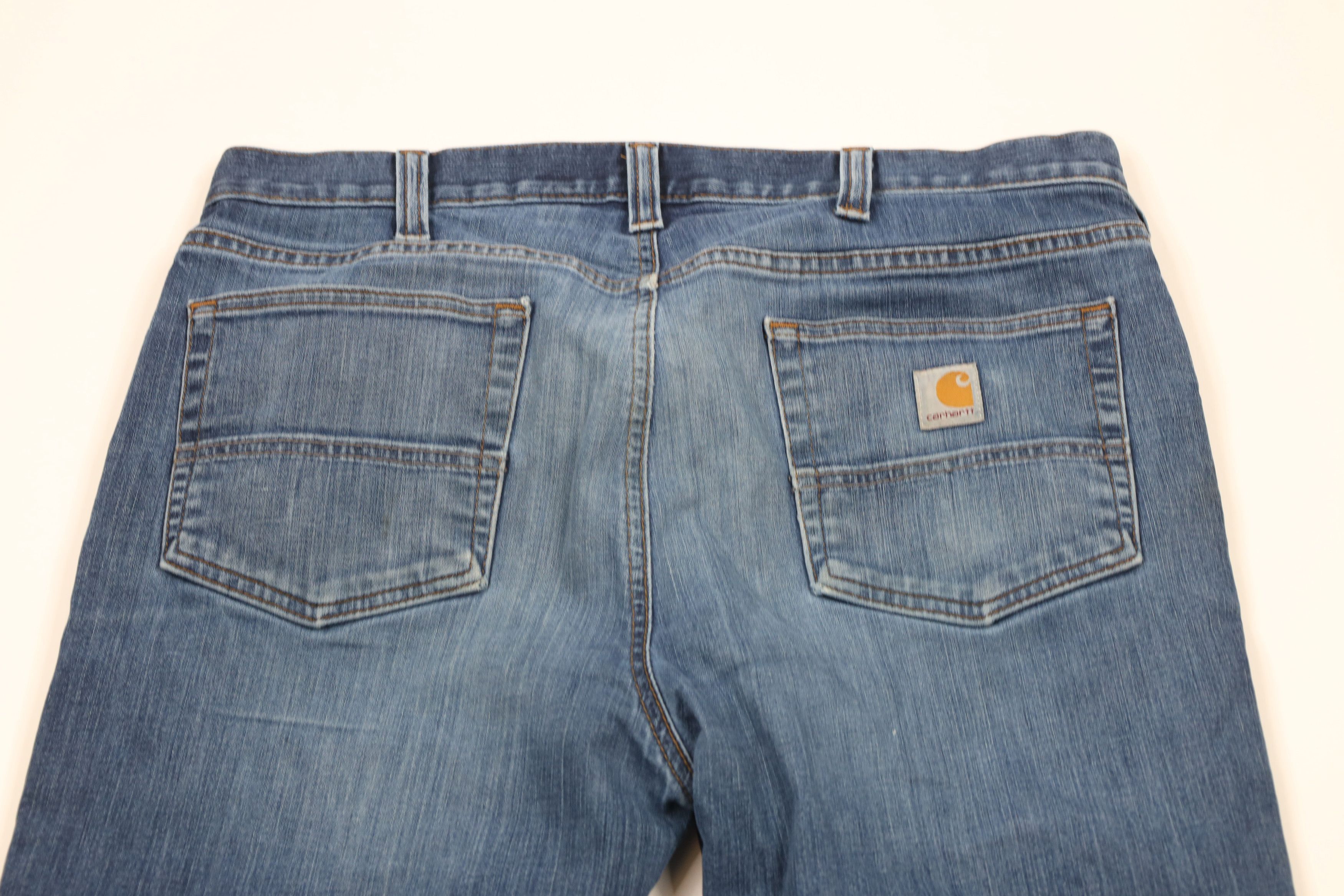 Carhartt × Vintage Vintage Carhartt Relaxed Fit Stretch Denim Jeans Blue Size US 36 / EU 52 - 12 Thumbnail