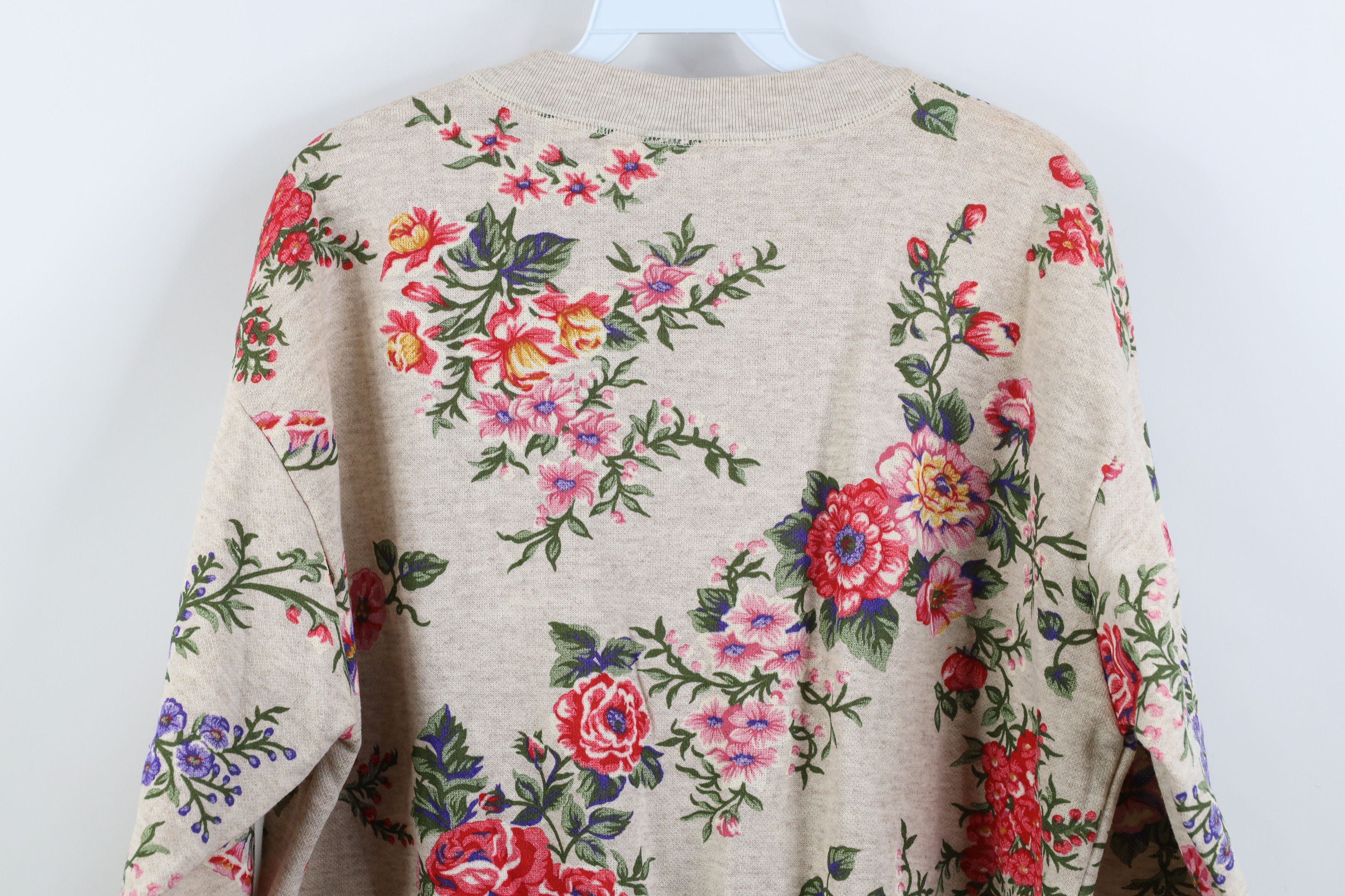 Vintage Vintage 90s Streetwear Flower Cinch Waist Sweatshirt USA Size L / US 10 / IT 46 - 10 Thumbnail