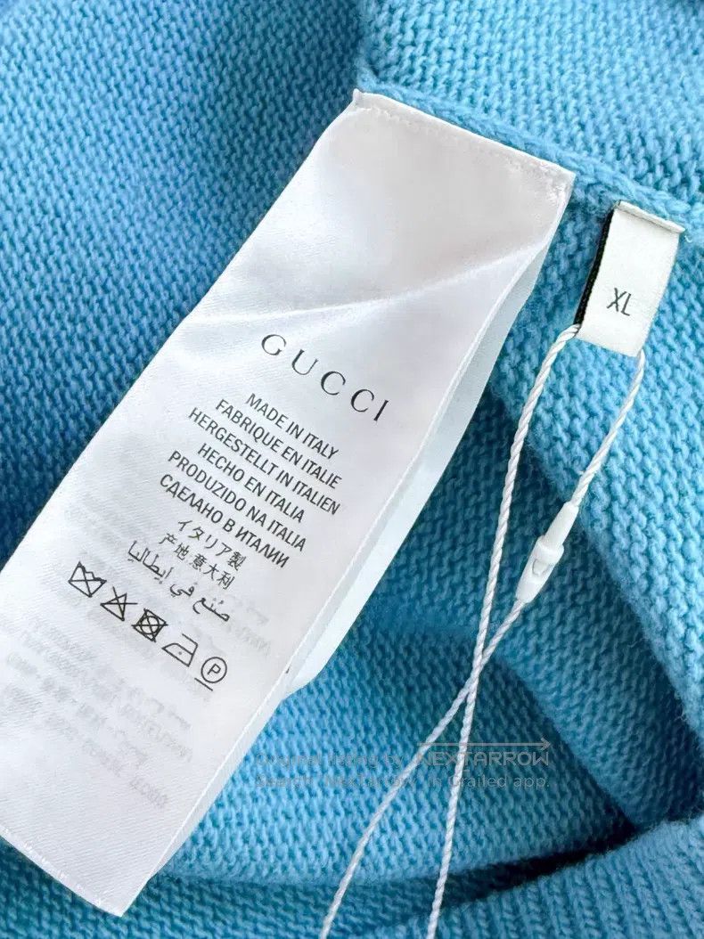 Gucci Gucci Cute piglet pattern long-sleeved wool knitted sweate Size XL / US 12-14 / IT 48-50 - 6 Thumbnail