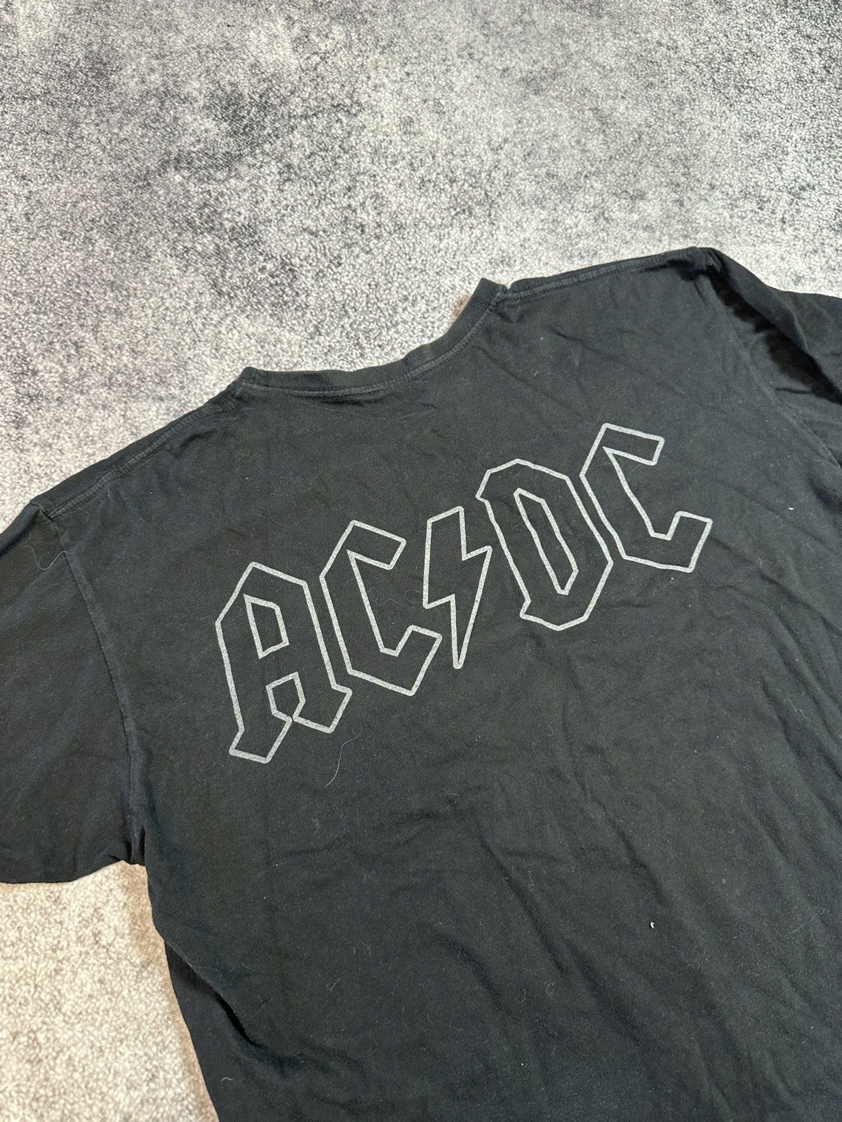 AC/DC × Band Tees × Vintage Vintage AC/DC Hell Logo Band Tees Streetwear T-shirt Rock XL Size US XL / EU 56 / 4 - 3 Thumbnail
