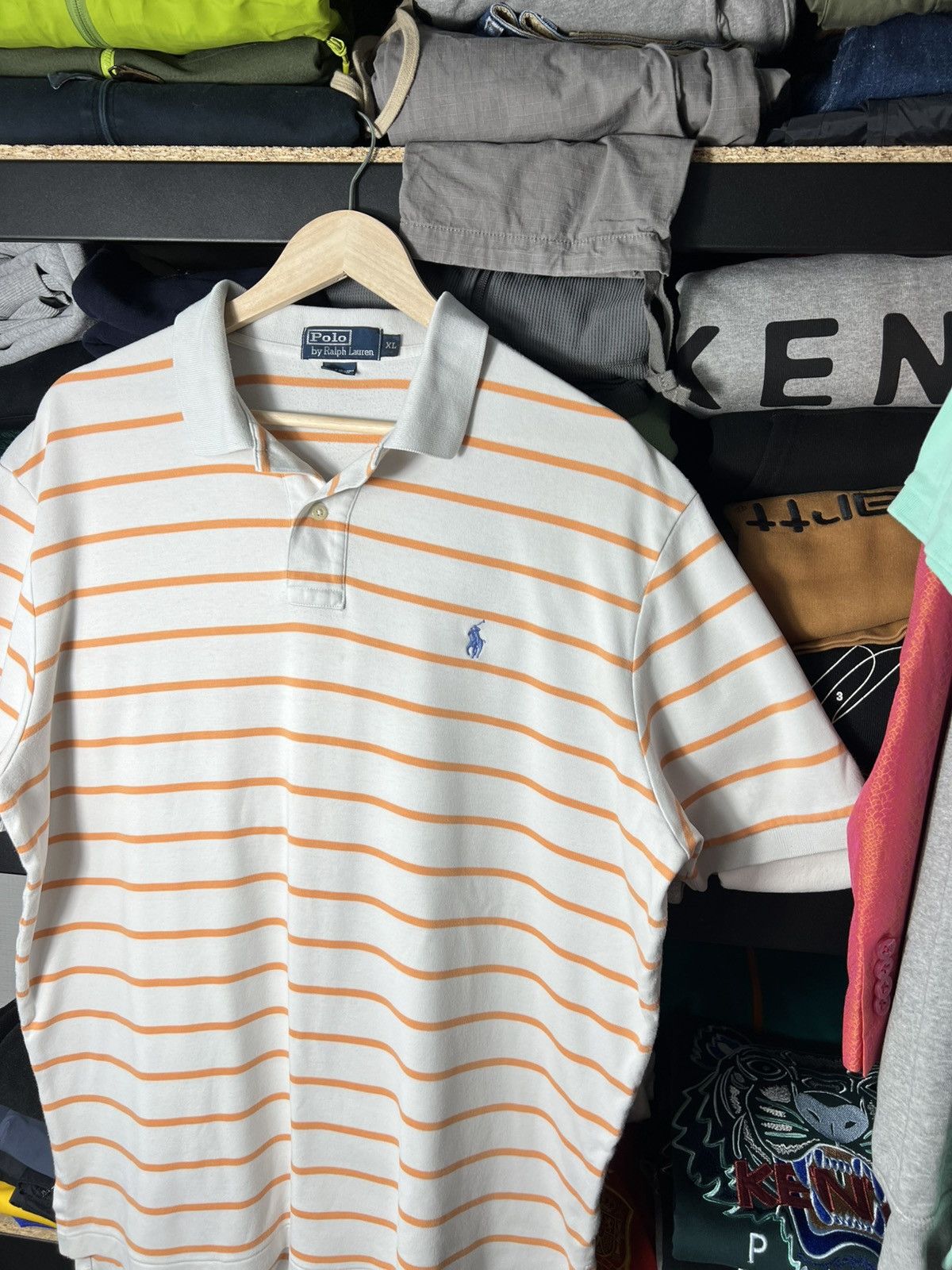 Polo Ralph Lauren Y2K Vintage Ralph Lauren Striped Polo Shirt – Size XL Size US XL / EU 56 / 4 - 2 Thumbnail